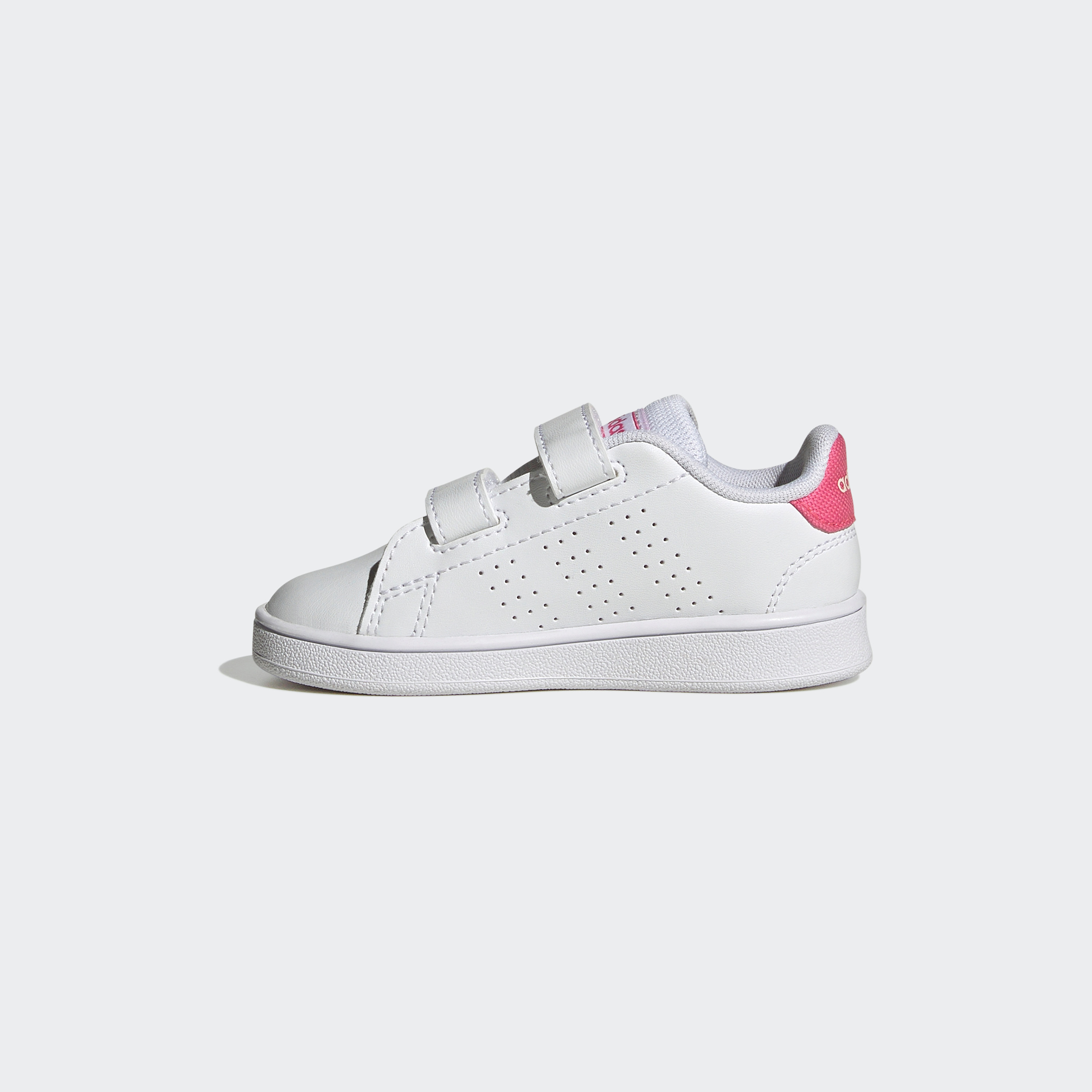 حذاء رياضي للأطفال ادفانتيج لايف ستايل كورت مزود بحزامين وخطاف-baby-girls-shoes-closedshoes-image-3