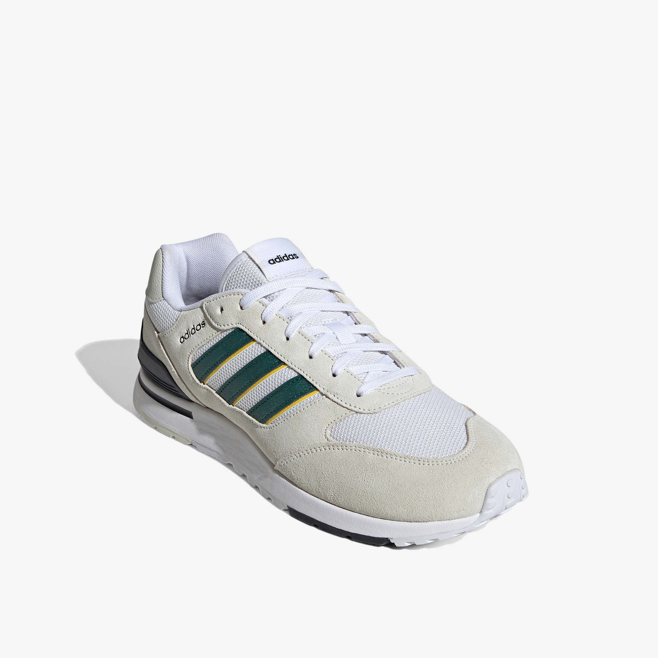 Adidas Mens Textured Running Shoes with Lace Up Closure RUN 80S