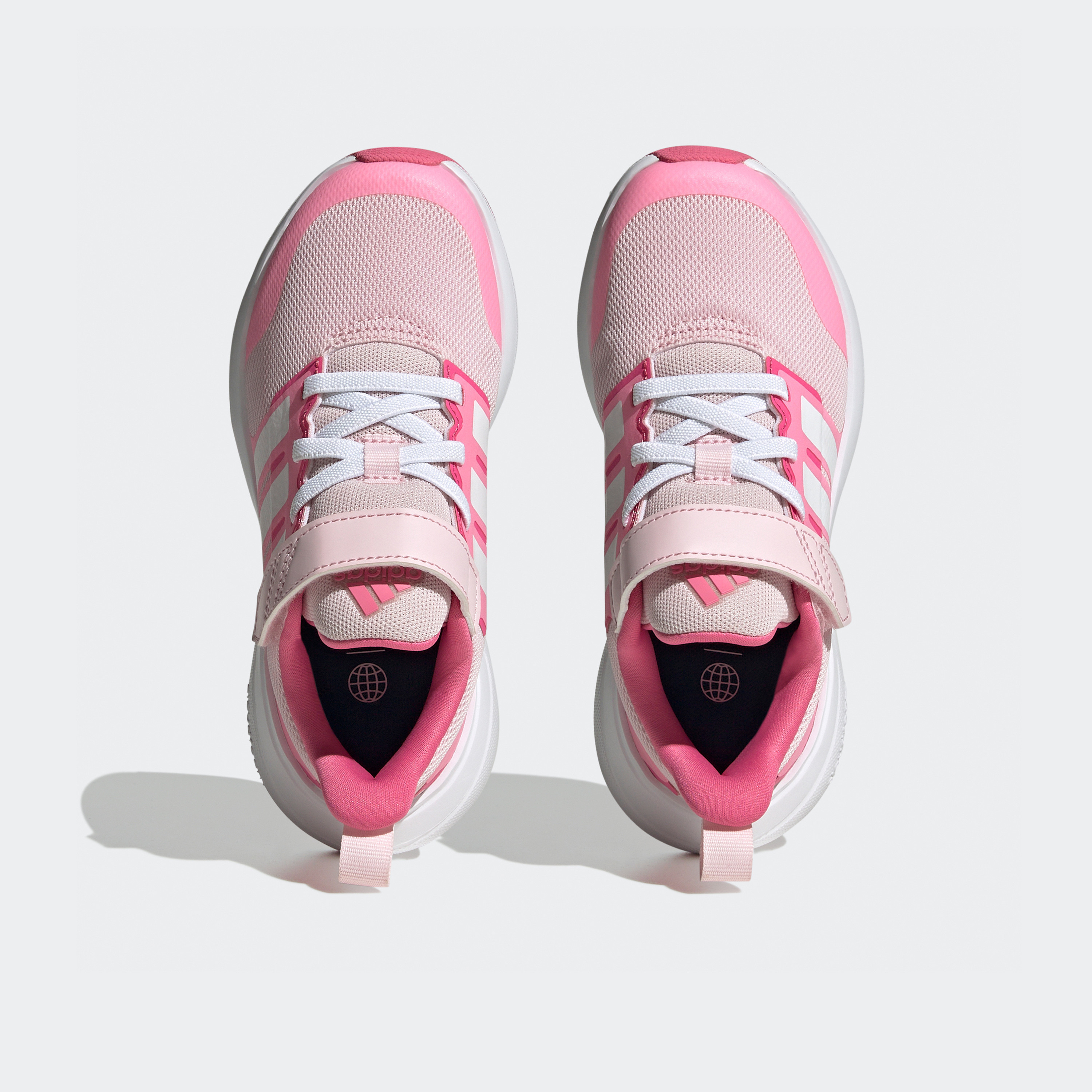 adidas Kids FortaRun 2.0 Cloudfoam Elastic Lace Top Strap Running Shoes HP5452|OE-girls-shoes-sneakers-image-4