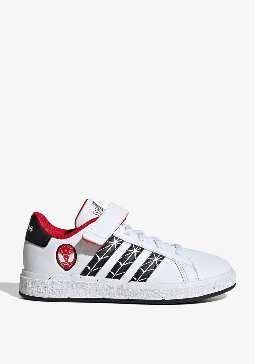 Adidas Boys' Low Ankle Sneakers with Hook and Loop Closure - GRAND COURT SPIDER MAN CF I-Boy%27s Sneakers-image-2