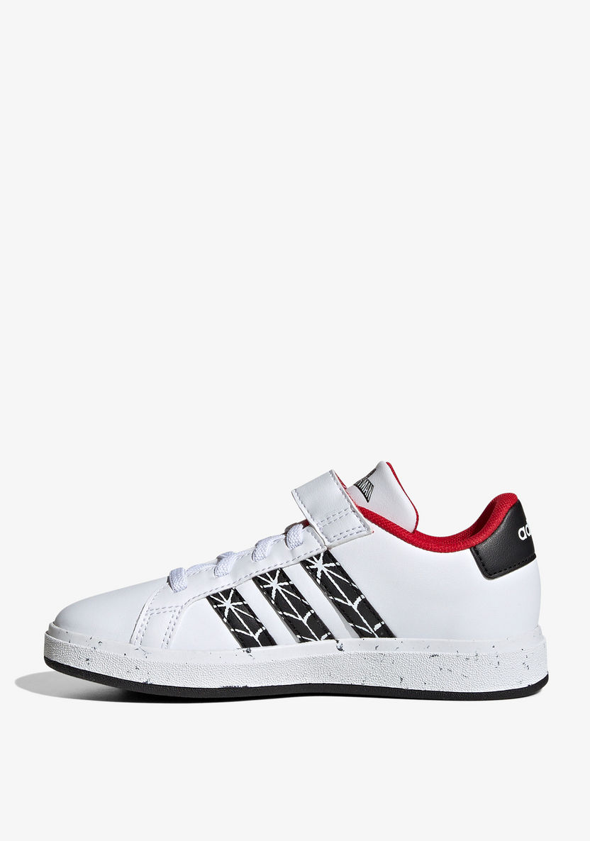 Adidas Boys' Low Ankle Sneakers with Hook and Loop Closure - GRAND COURT SPIDER MAN CF I-Boy%27s Sneakers-image-5