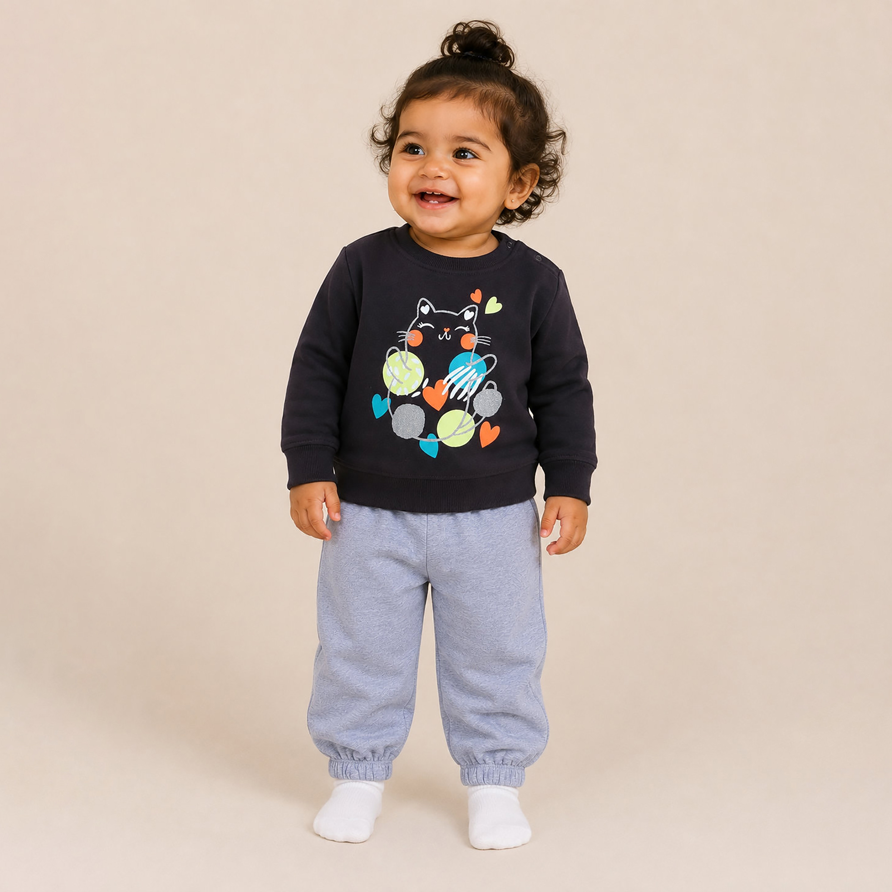 Victor and Jane 2-Piece Long Sleeves Sweatshirt & Joggers-baby-girls-clothing-setsandcoords-image-2