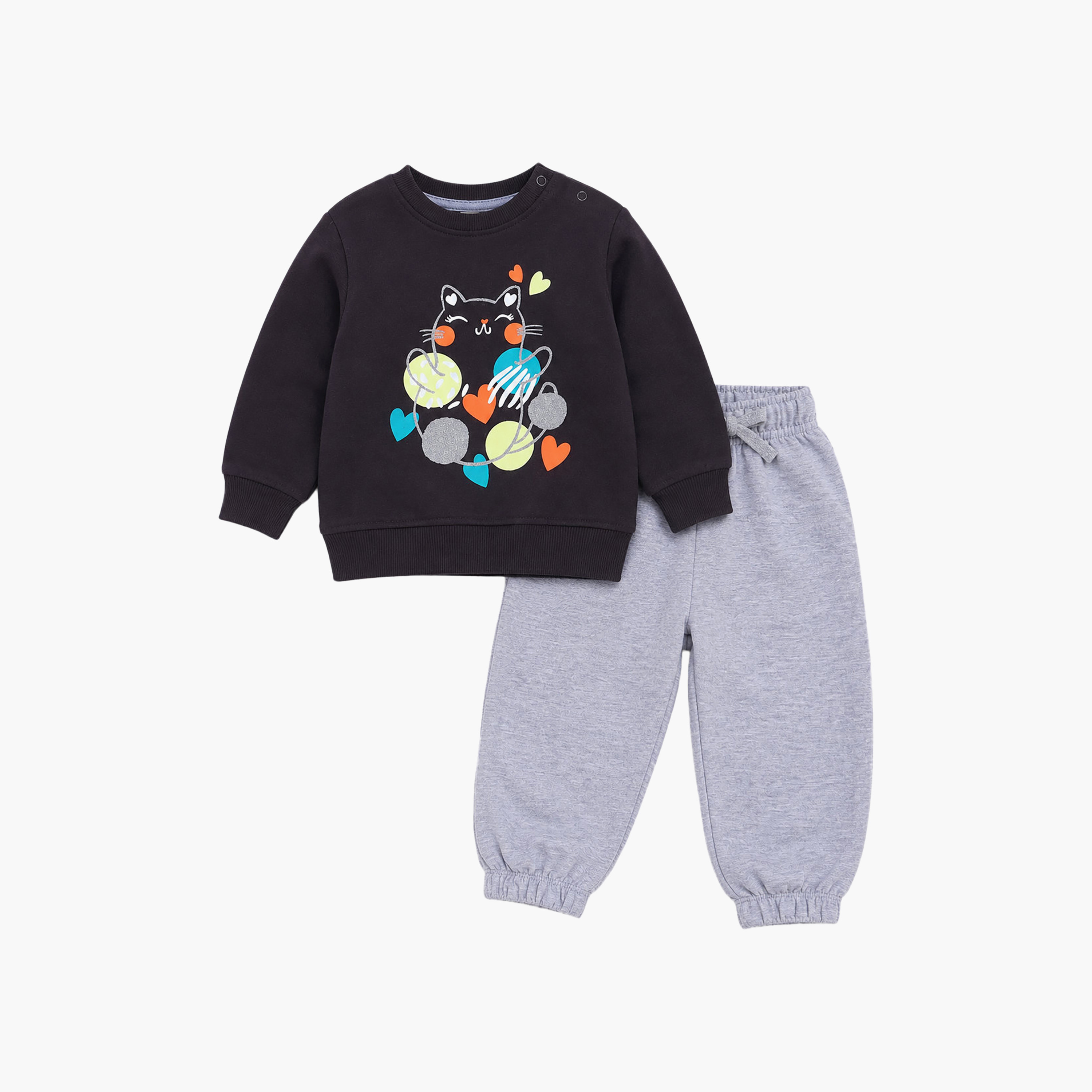 Victor and Jane 2-Piece Long Sleeves Sweatshirt & Joggers-baby-girls-clothing-setsandcoords-image-3