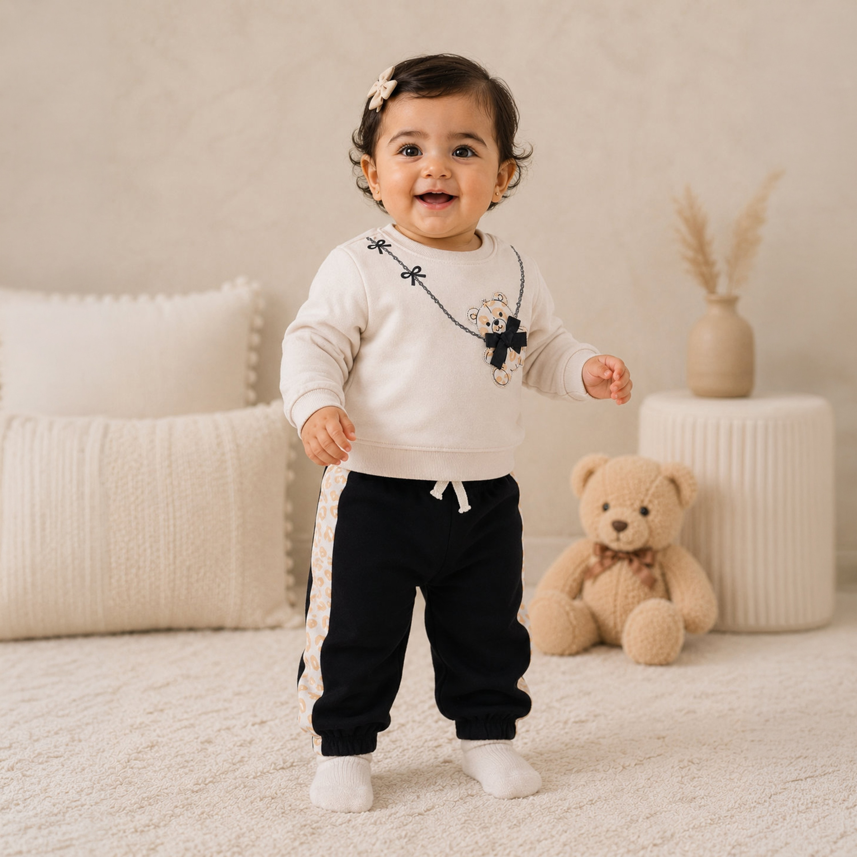 Victor and Jane 2-Piece Long Sleeves Sweatshirt & Joggers-baby-girls-clothing-setsandcoords-image-2