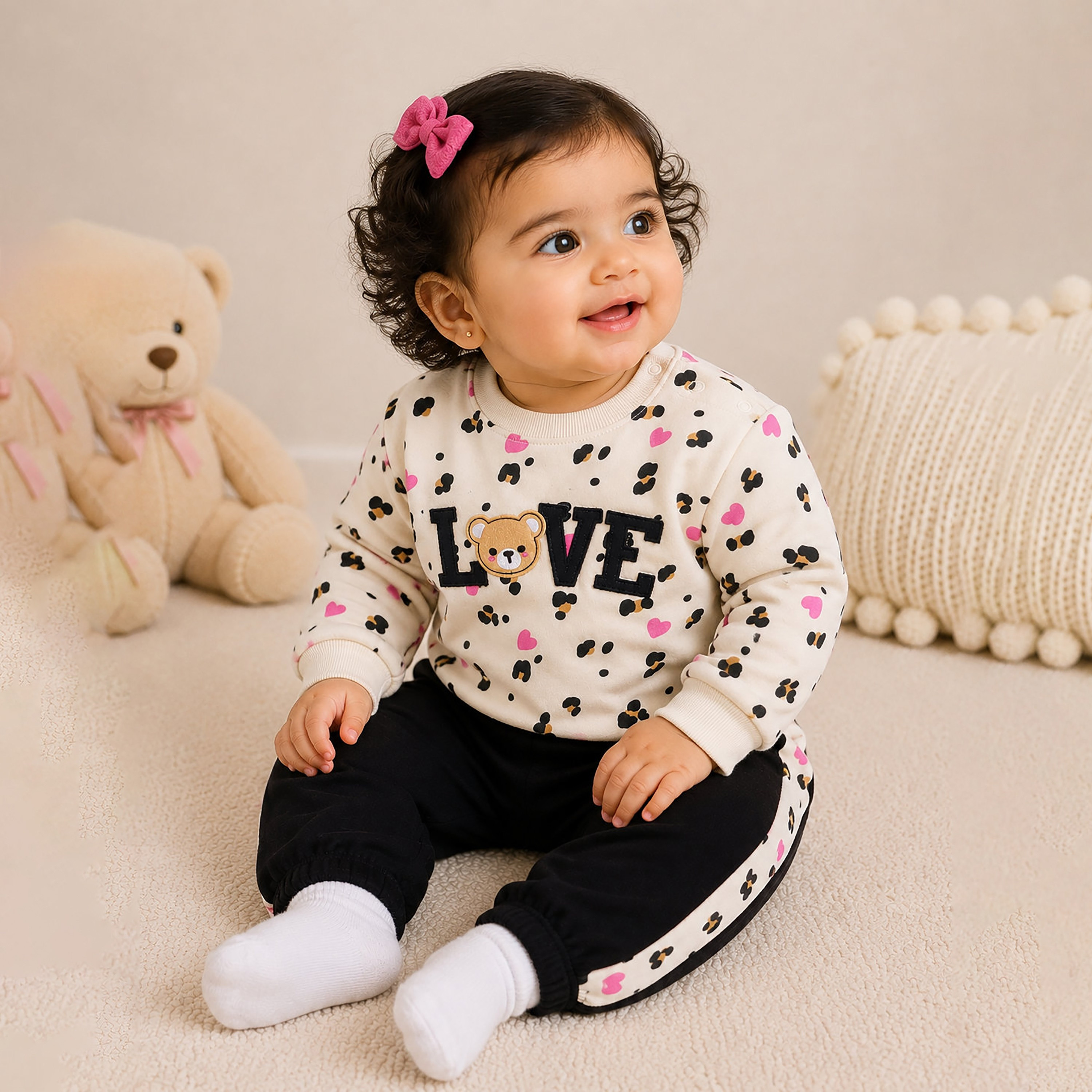 Victor and Jane 2-Piece Printed Sweatshirt & Joggers-baby-girls-clothing-setsandcoords-image-2