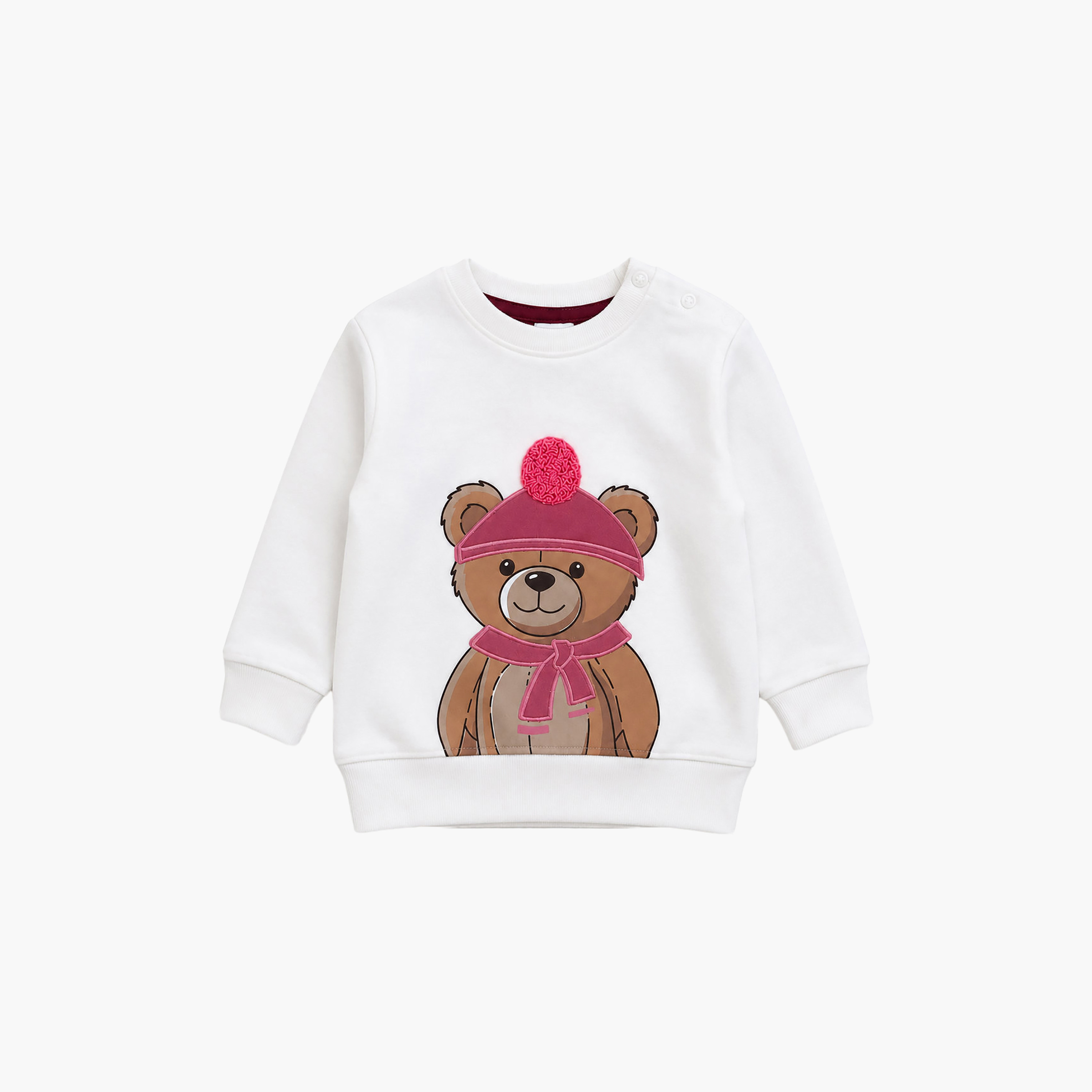 طقم قطعتين سويت شيرت بأكمام طويلة وبنطال رياضي (جوغر) من فيكتور أند جين-baby-girls-clothing-setsandcoords-image-4