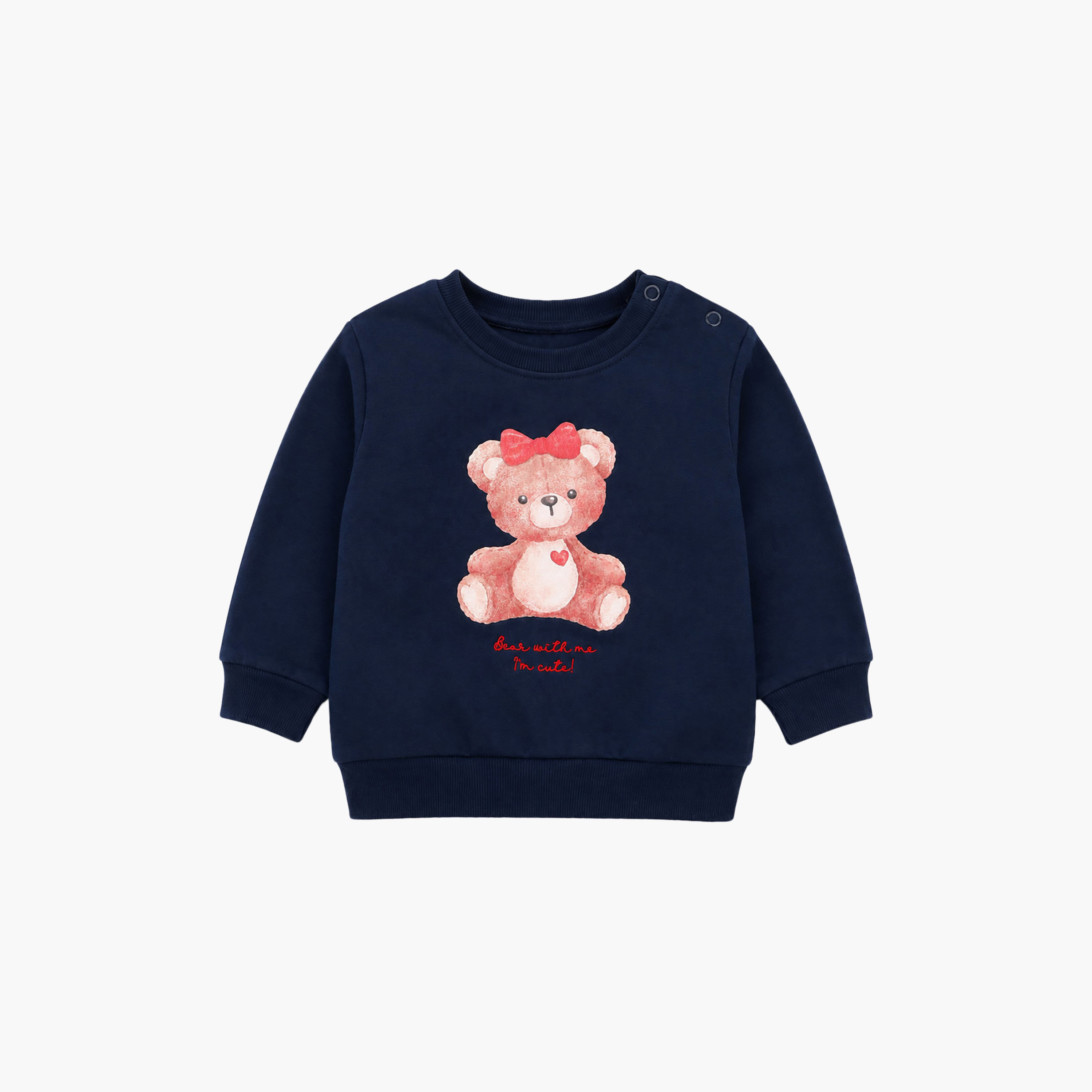 طقم قطعتين سويت شيرت بأكمام طويلة وبنطال رياضي (جوغر) مطبوع من فيكتور أند جين-baby-girls-clothing-setsandcoords-image-4