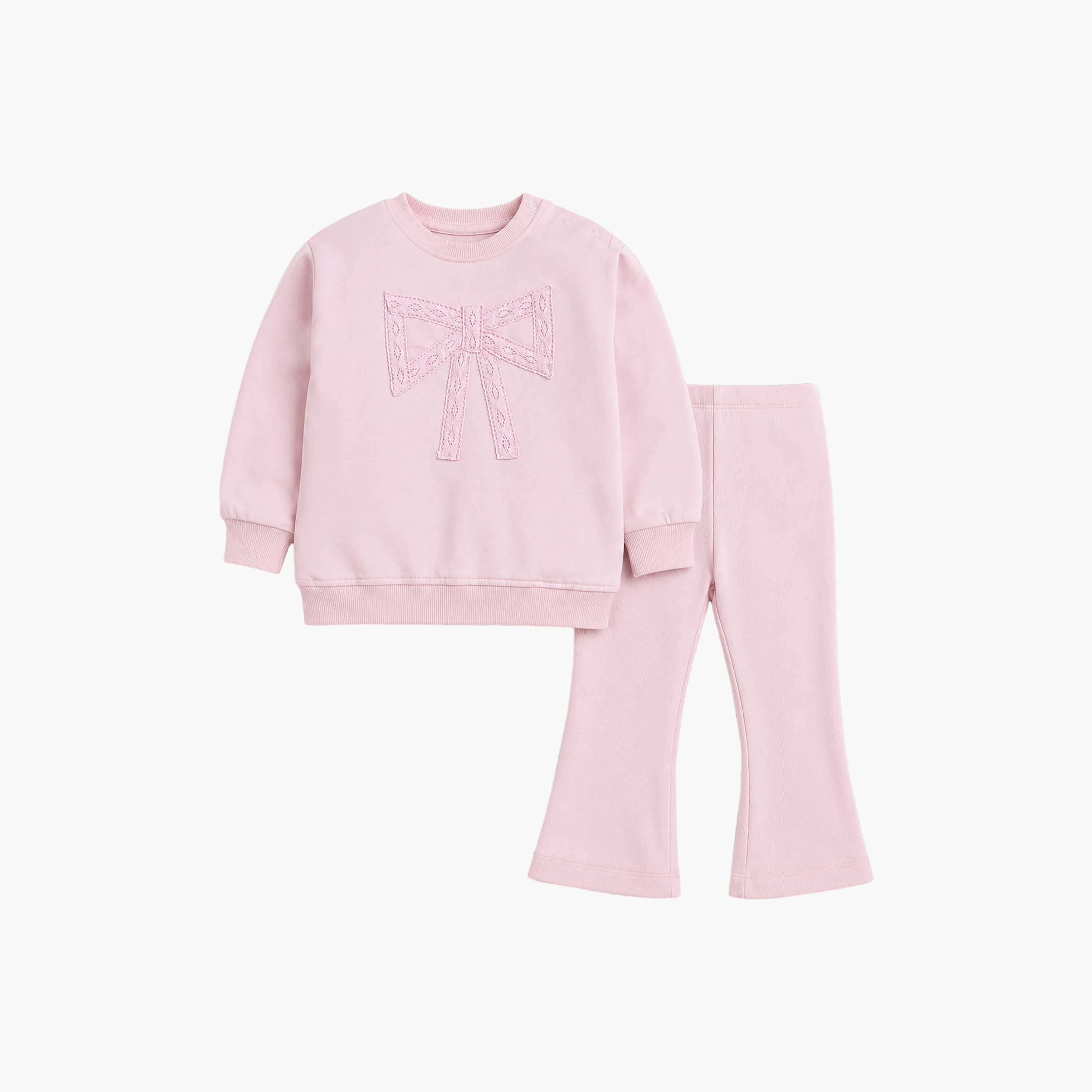 Victor and Jane 2-Piece Sweatshirt & Flared Pants-baby-girls-clothing-setsandcoords-image-3