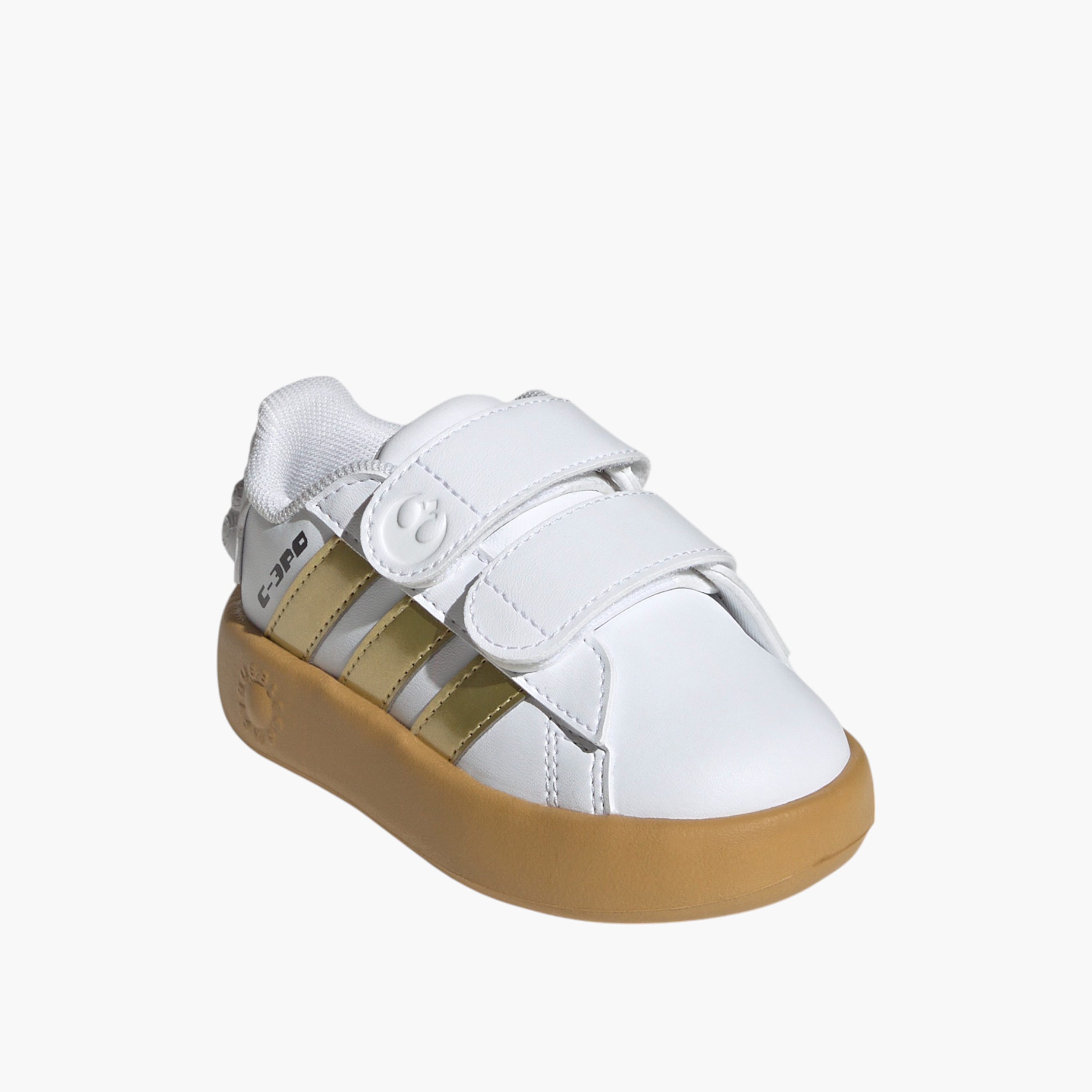 Adidas Kids' DROIDS Grand Court CF I Sneakers with Hook and Loop Closure - IH1138-sports-boys-shoes-image-1