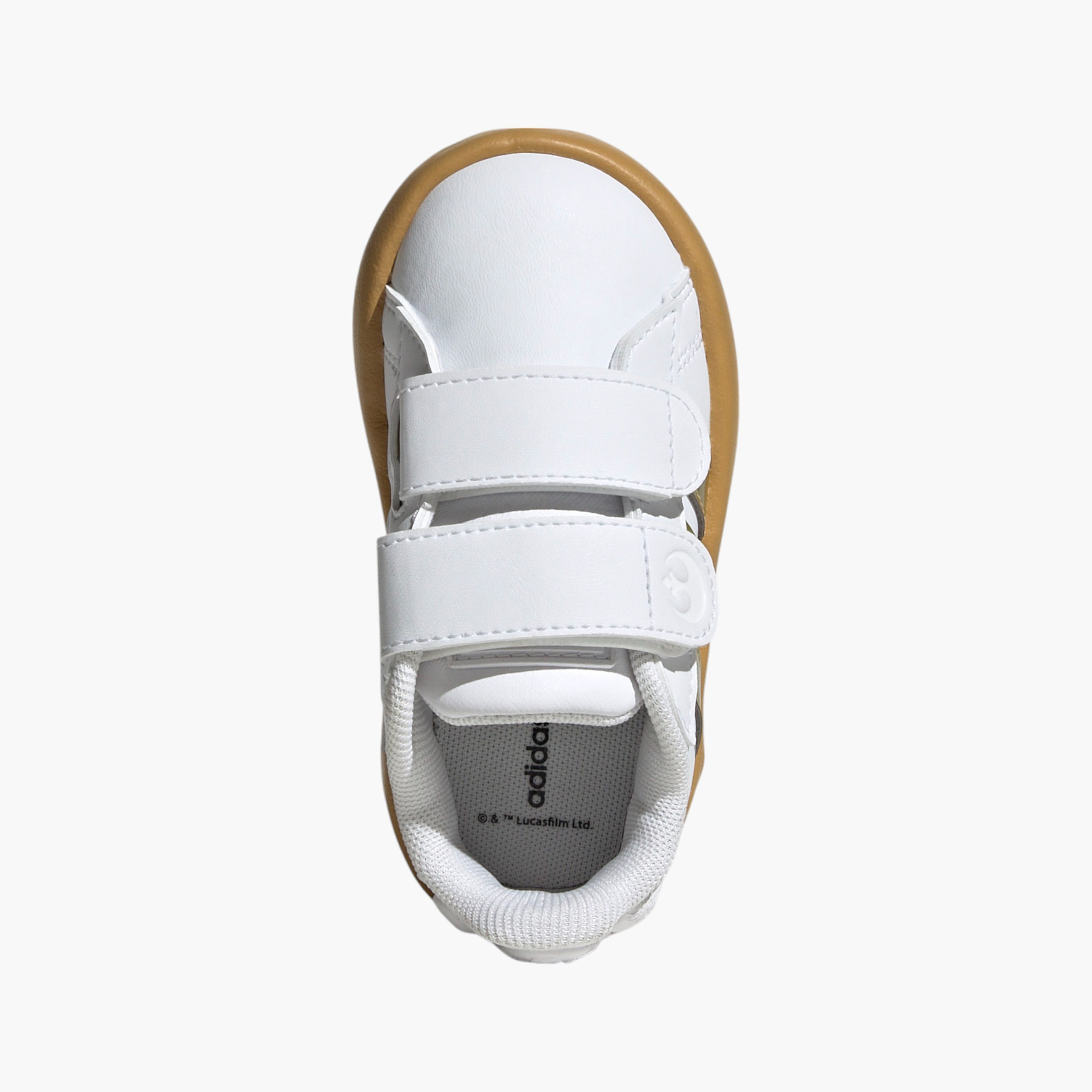 Adidas Kids' DROIDS Grand Court CF I Sneakers with Hook and Loop Closure - IH1138-sports-boys-shoes-image-3
