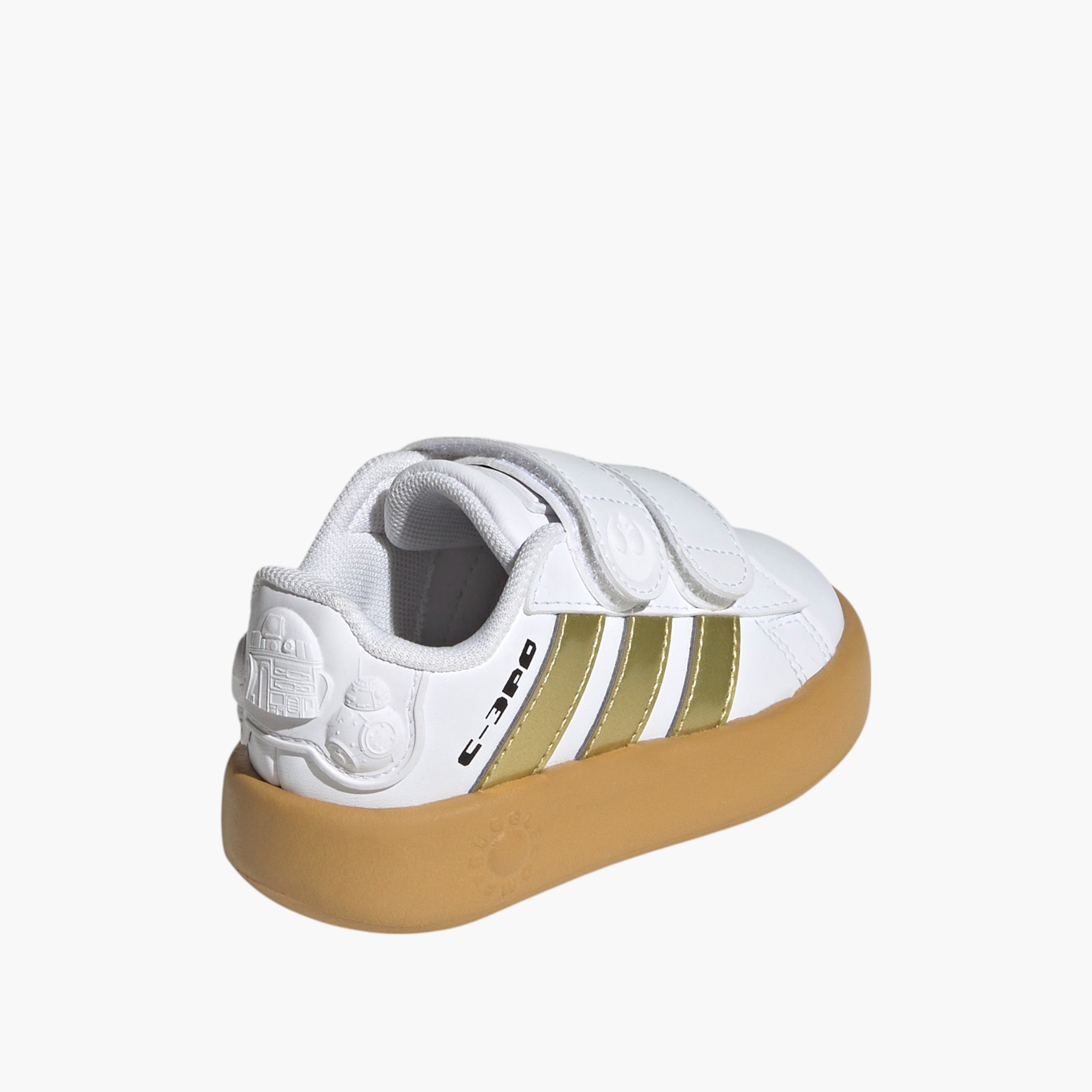 Adidas Kids' DROIDS Grand Court CF I Sneakers with Hook and Loop Closure - IH1138-sports-boys-shoes-image-6