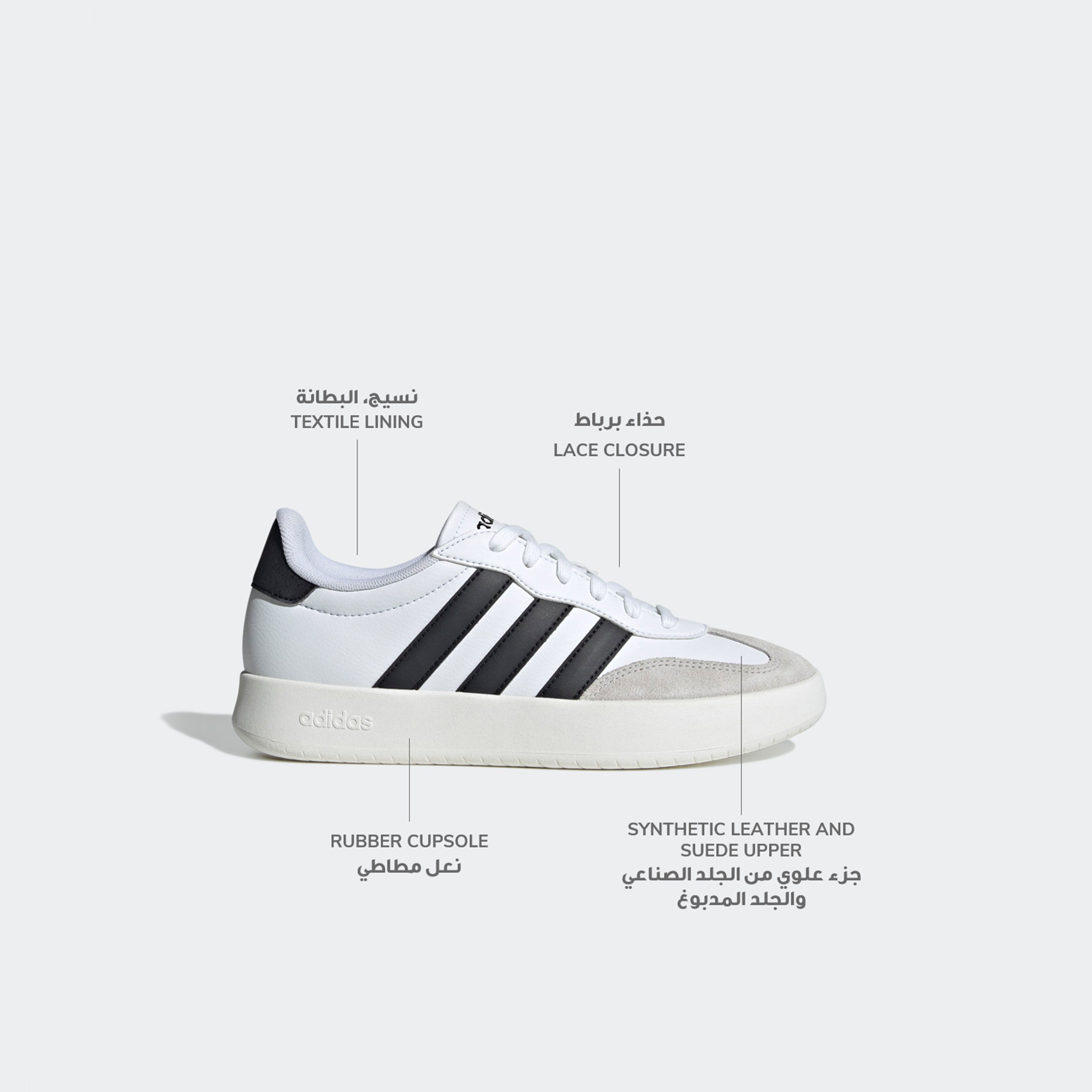 Adidas Women Barreda Tennis Shoe Lace-Up Sneakers-sports-women-shoes-image-2