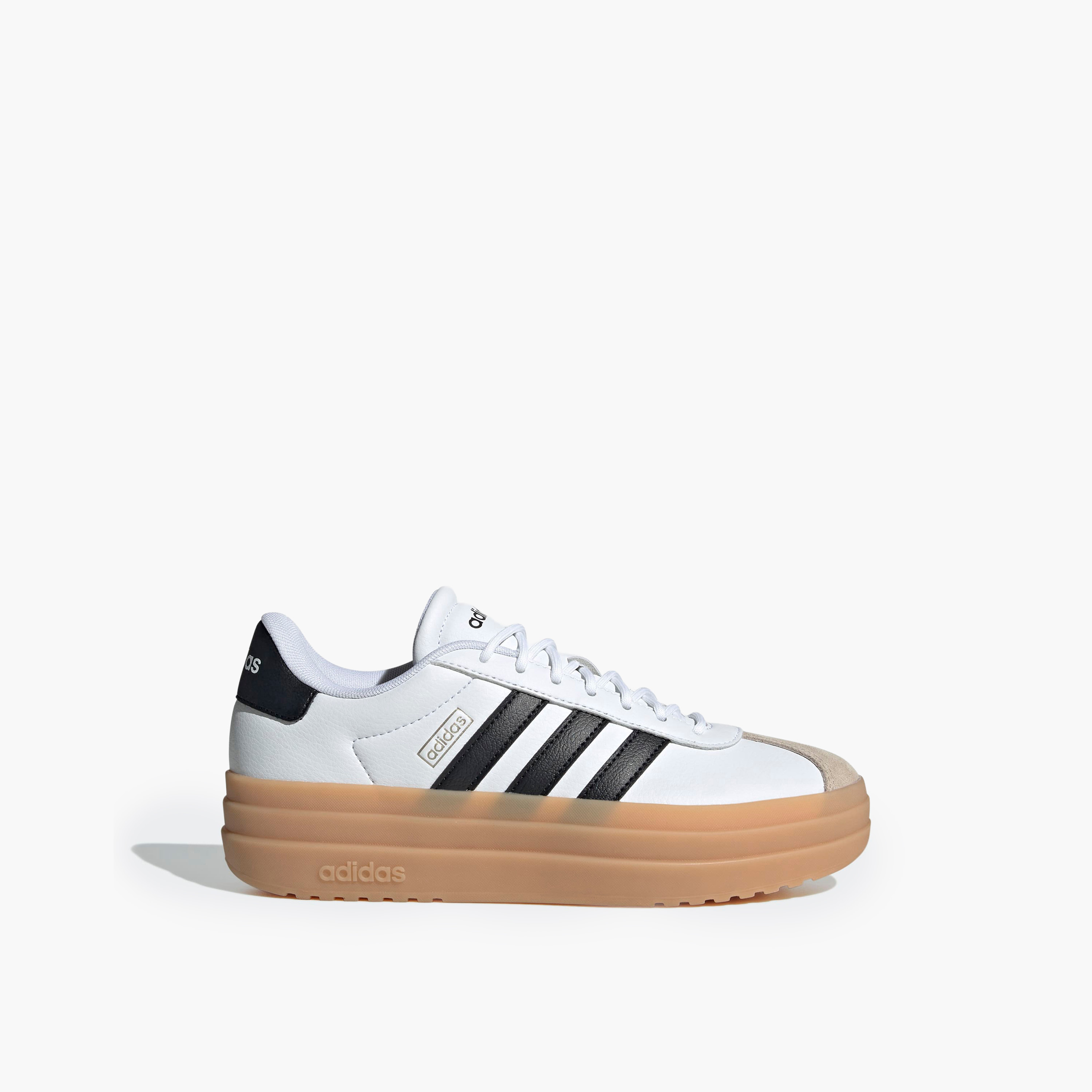 Adidas Women VL COURT BOLD Panelled Lace-Up Sneakers-women-shoes-sneakers-image-4