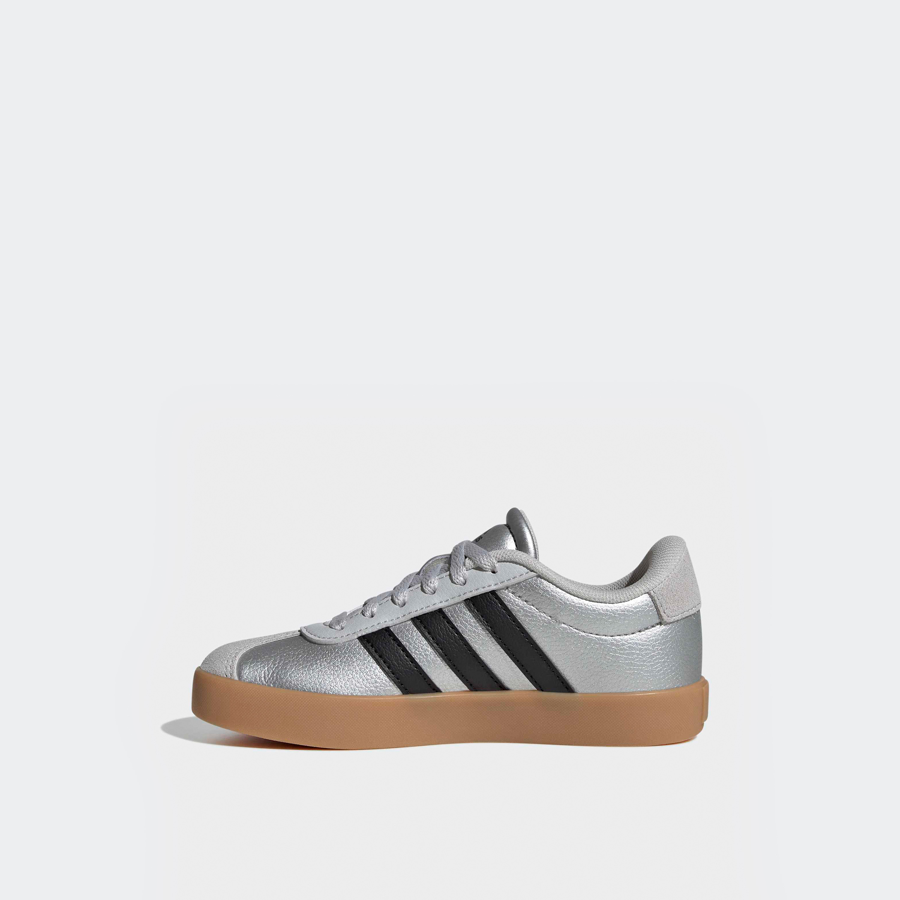 Adidas Kids VL Court 3.0 Lace-Up Sneakers-girls-shoes-sneakers-image-3