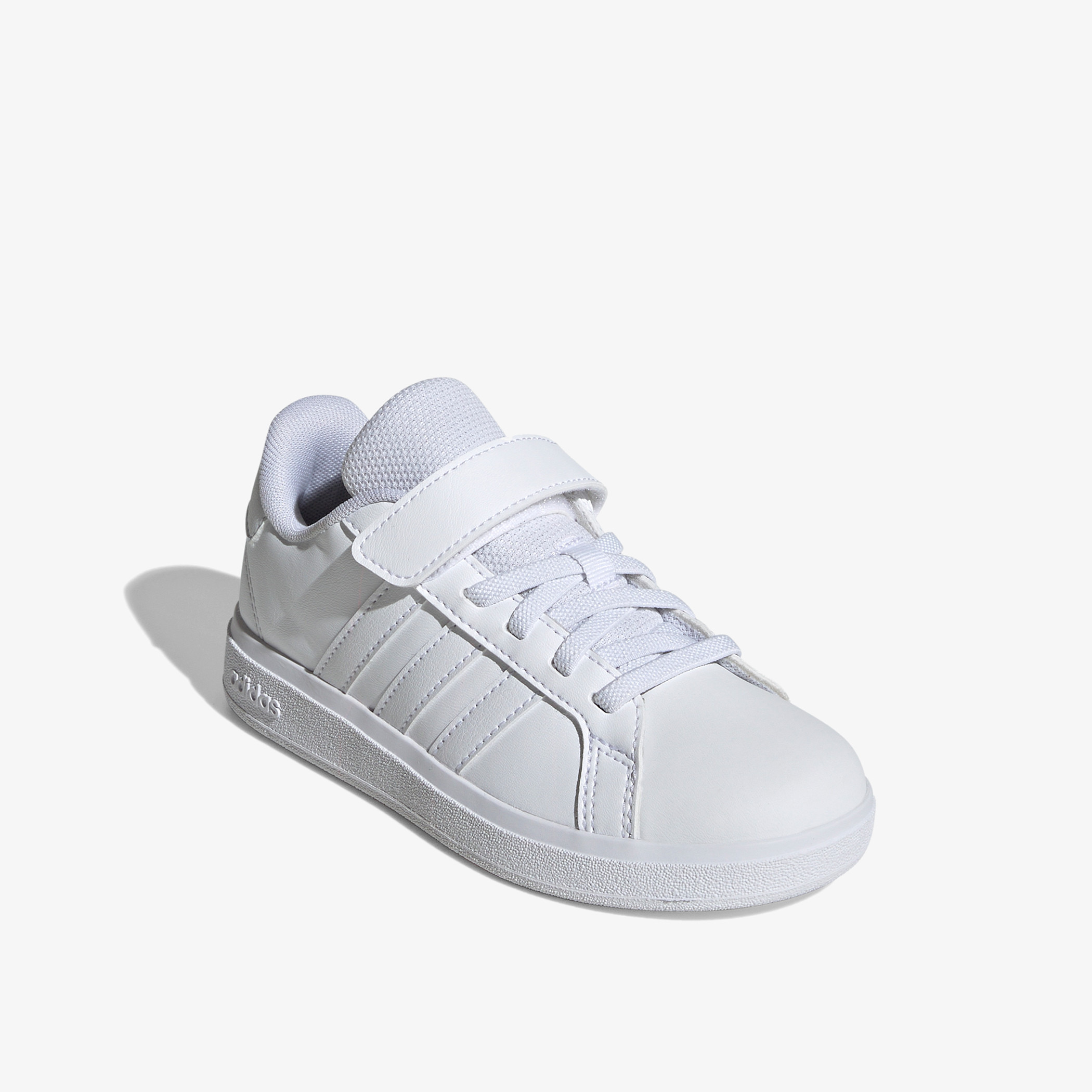 Adidas Kids' Solid School Shoes with Hook and Loop Closure - Grand Court 2.0  EL C-girls-shoes-schoolshoes-image-1
