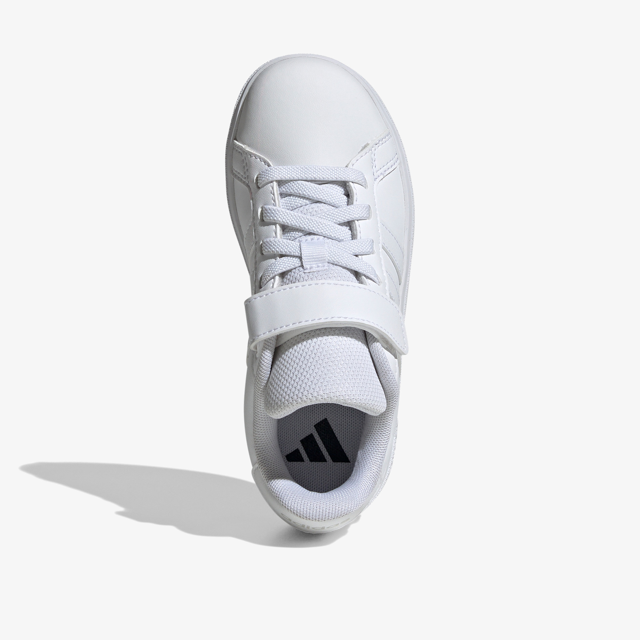 Adidas Kids' Solid School Shoes with Hook and Loop Closure - Grand Court 2.0  EL C-girls-shoes-schoolshoes-image-3