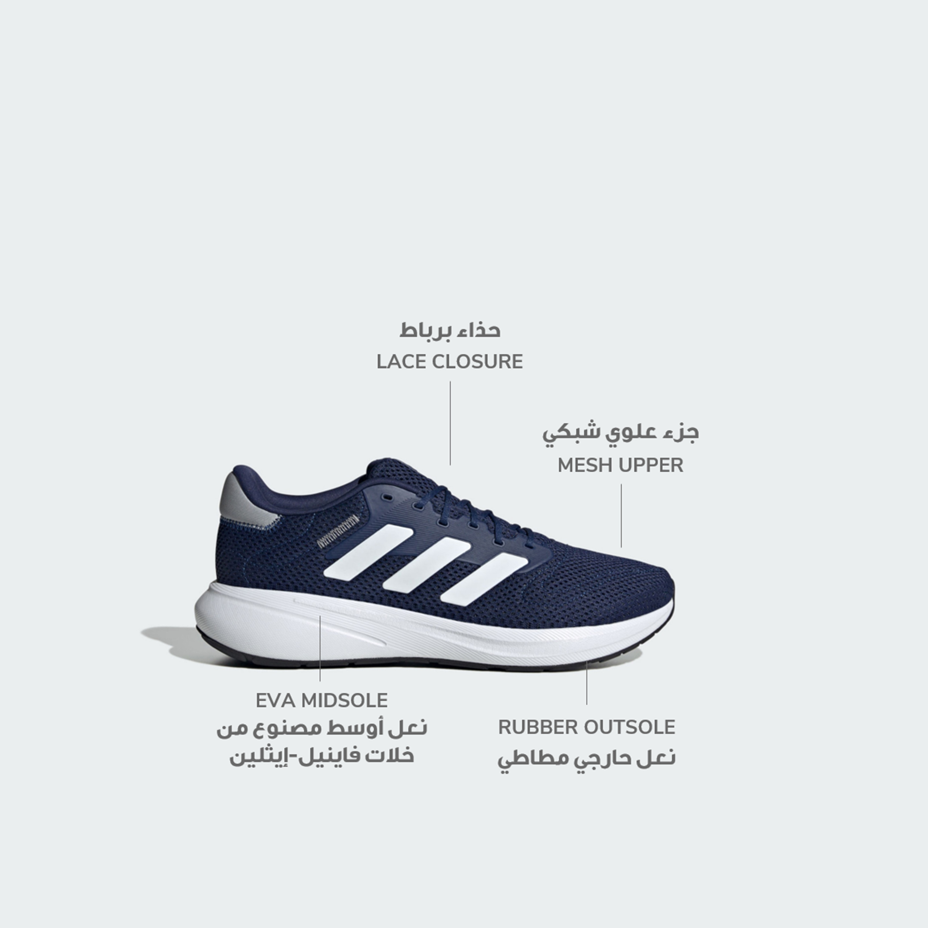 أديداس - حذاء الجري ريسبونس رانر برباط للرجال | OE-sports-men-shoes-image-18