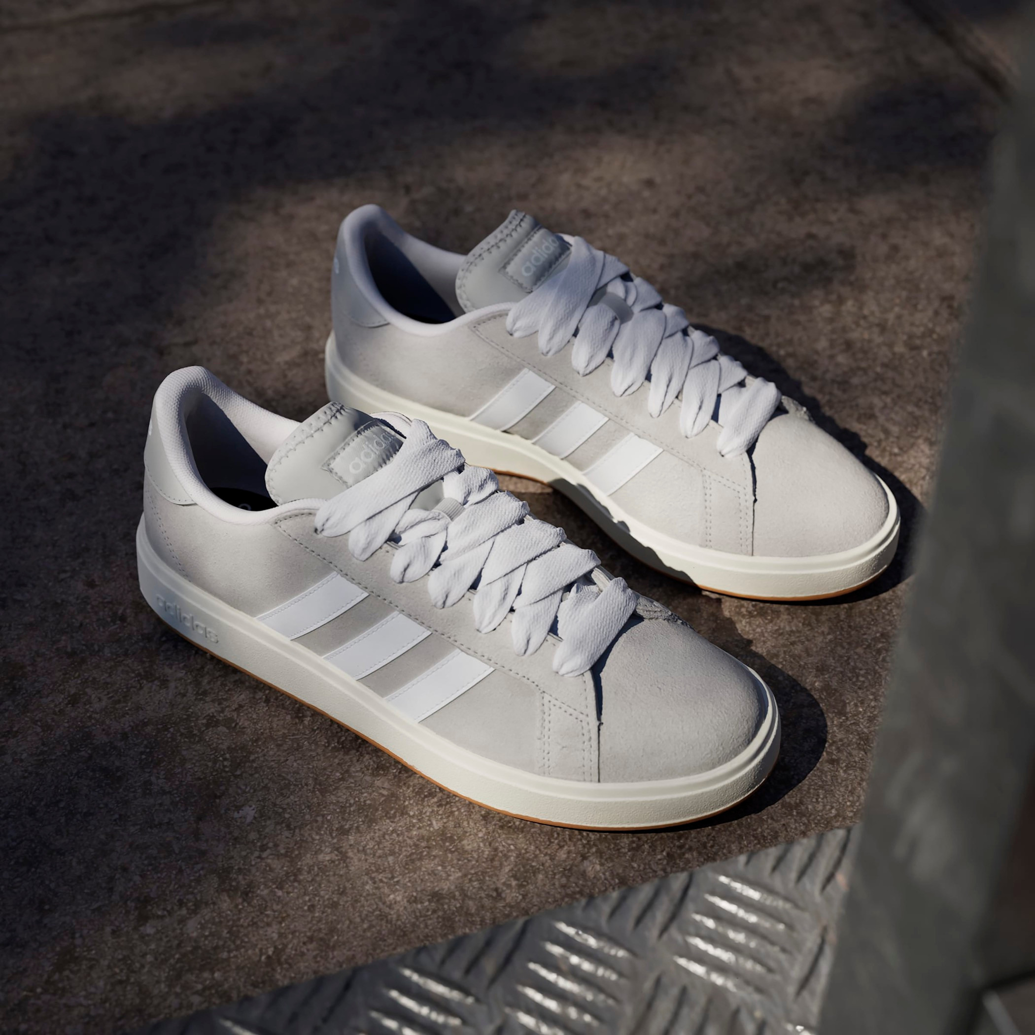 adidas Men GRAND COURT BASE 00 Lace-Up Sneakers-men-shoes-sneakers-image-9