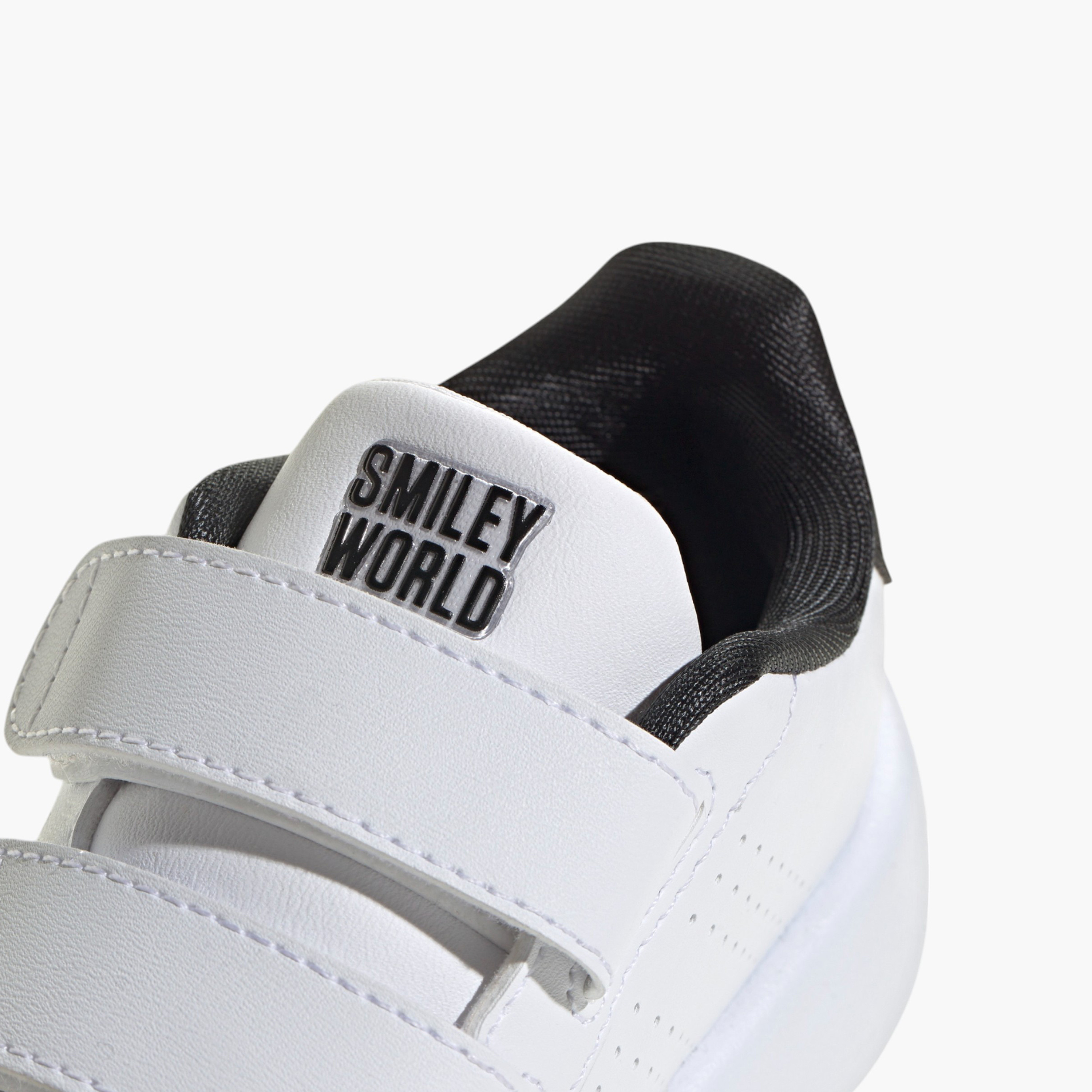 Adidas Kids' ADVANTAGE SMILEY CF I Sneakers with Hook and Loop Closure - IH6257-boys-shoes-sneakers-image-4