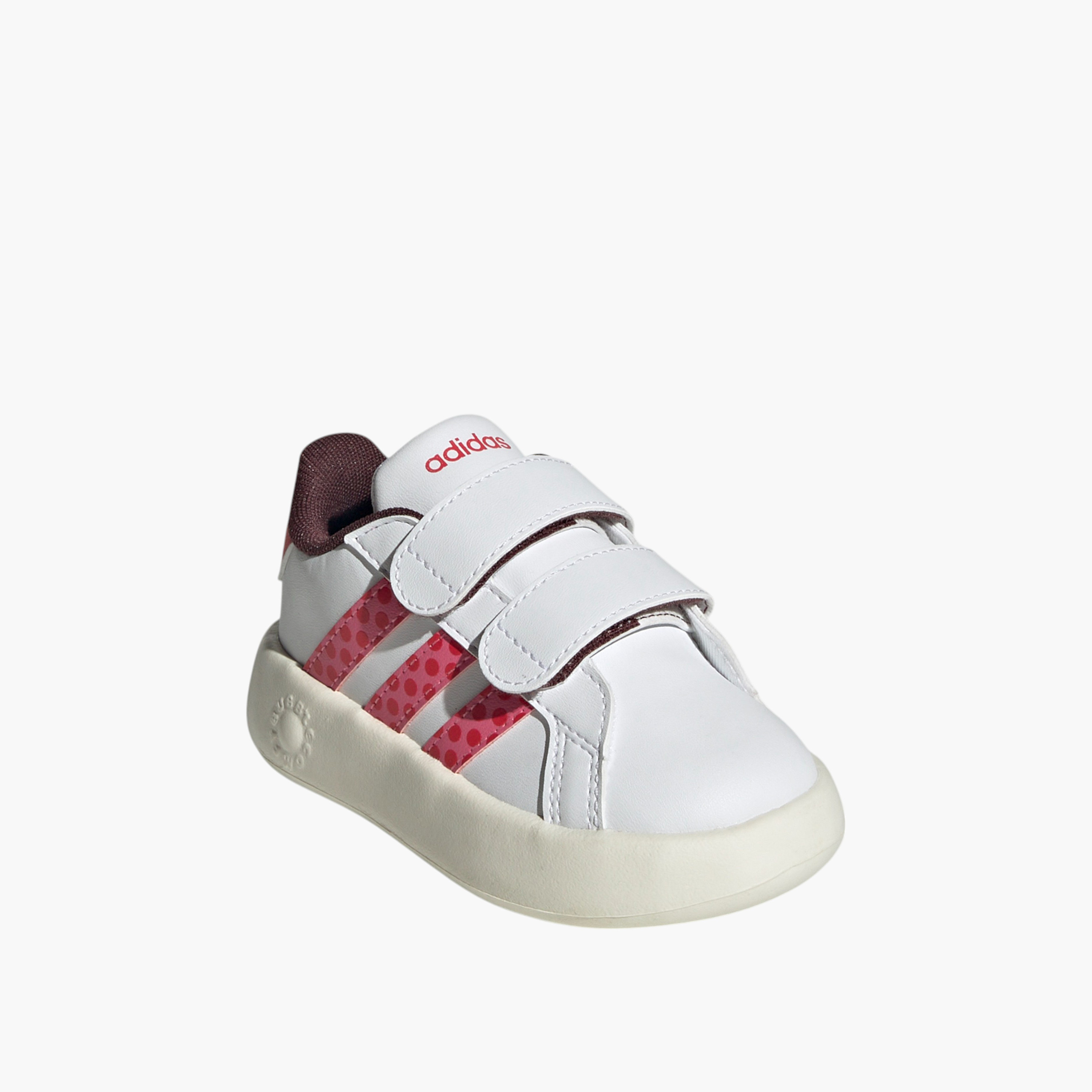 Adidas Girls' GRAND COURT MINNIE CF I Sneakers with Hook and Loop Closure - IH6309-girls-shoes-sneakers-image-1