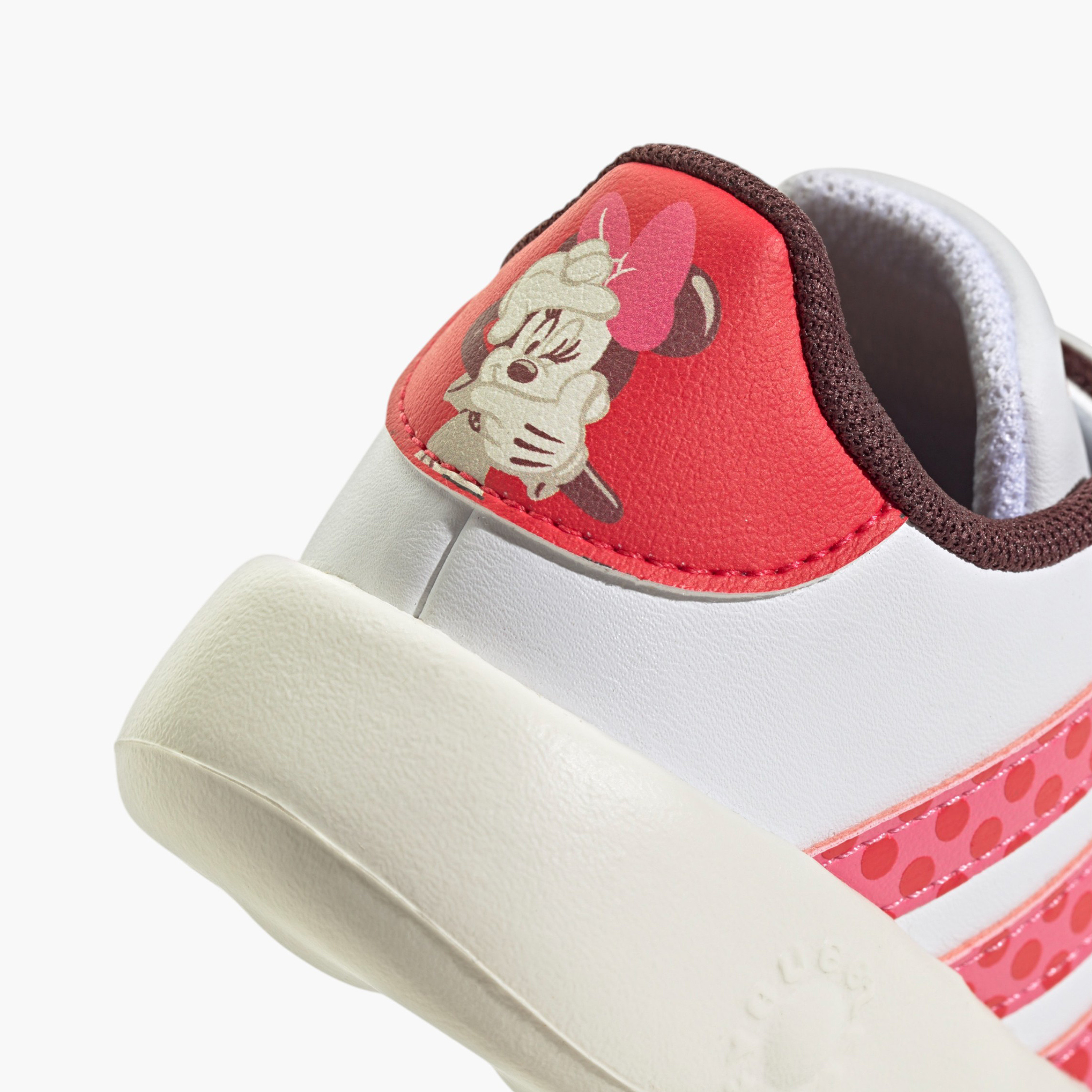 Adidas Girls' GRAND COURT MINNIE CF I Sneakers with Hook and Loop Closure - IH6309-girls-shoes-sneakers-image-3