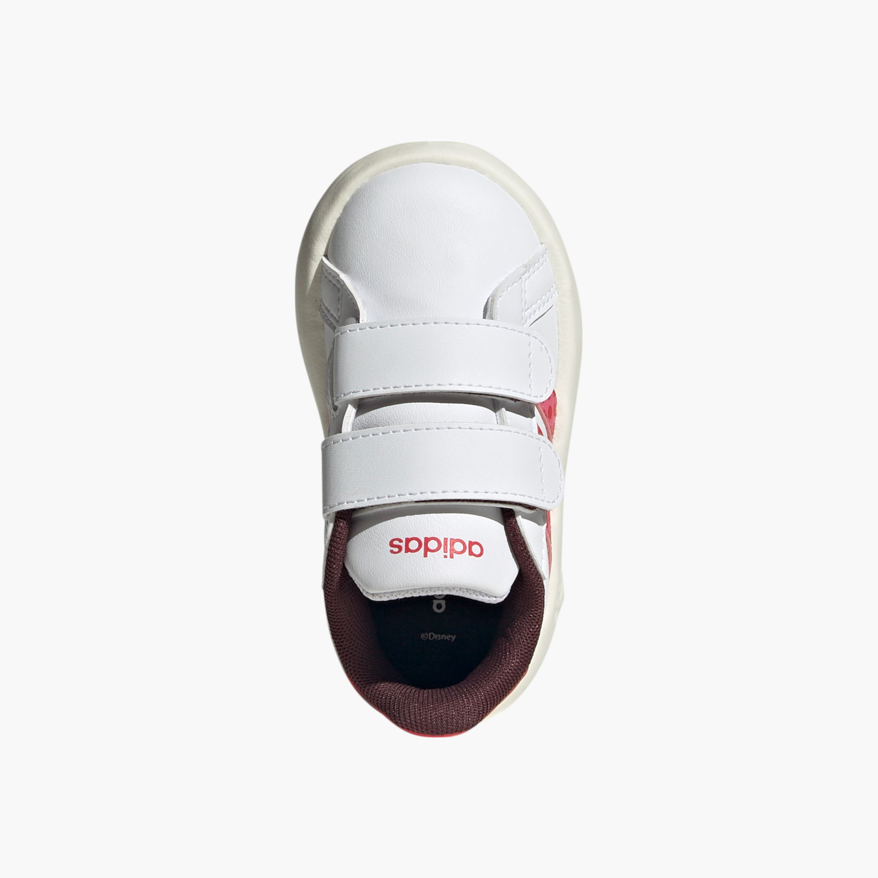 Adidas Girls' GRAND COURT MINNIE CF I Sneakers with Hook and Loop Closure - IH6309-girls-shoes-sneakers-image-4