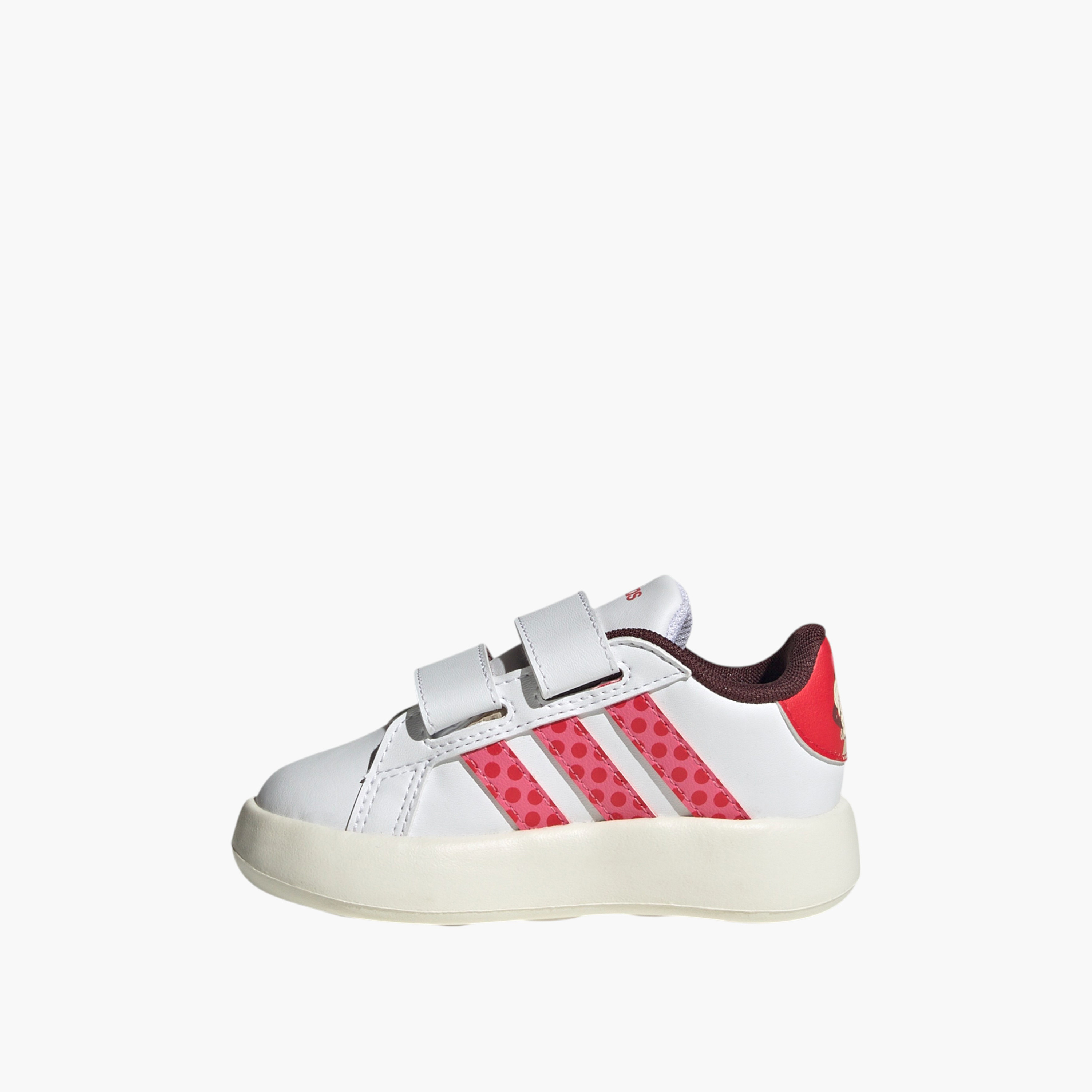 Adidas Girls' GRAND COURT MINNIE CF I Sneakers with Hook and Loop Closure - IH6309-girls-shoes-sneakers-image-6