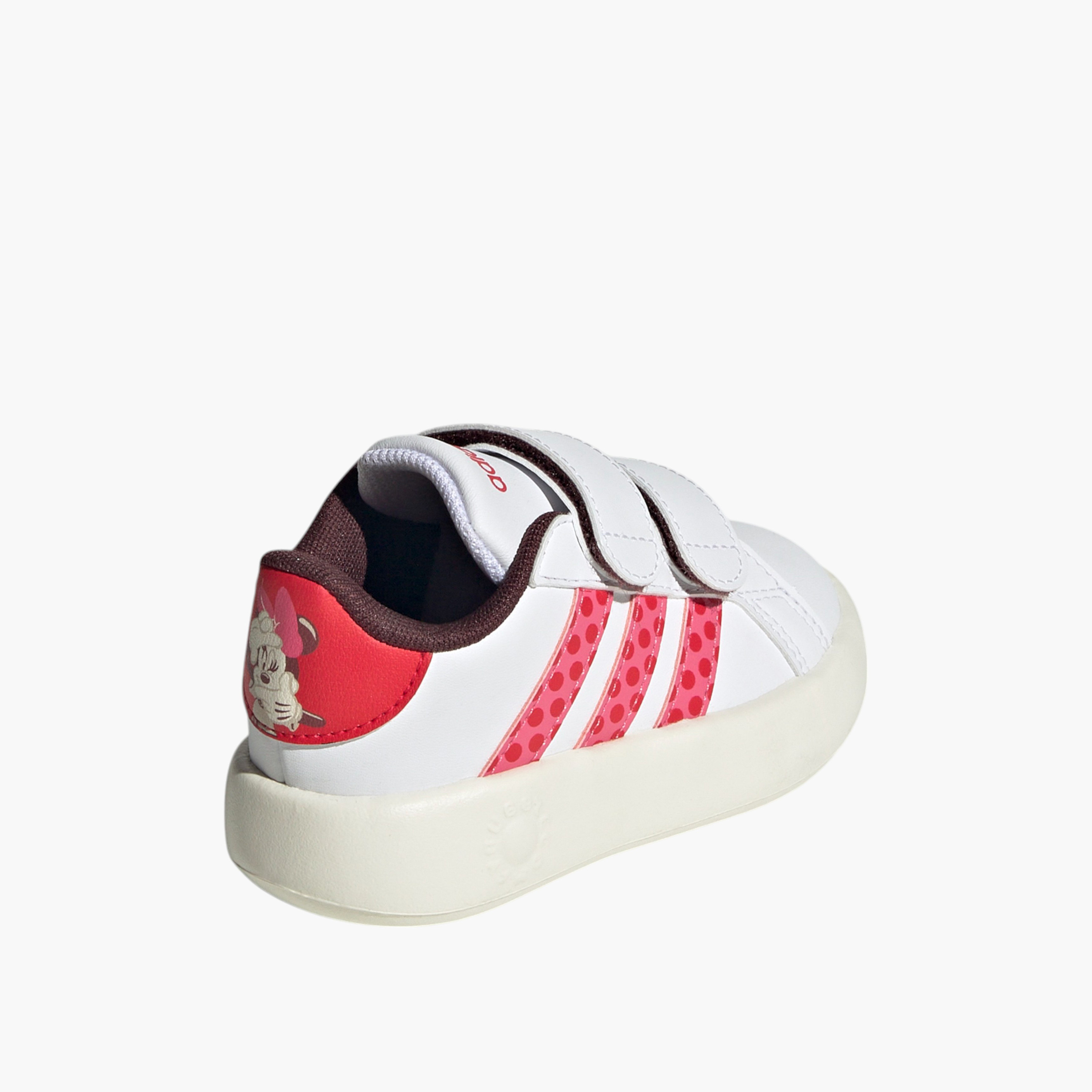 Adidas Girls' GRAND COURT MINNIE CF I Sneakers with Hook and Loop Closure - IH6309-girls-shoes-sneakers-image-7