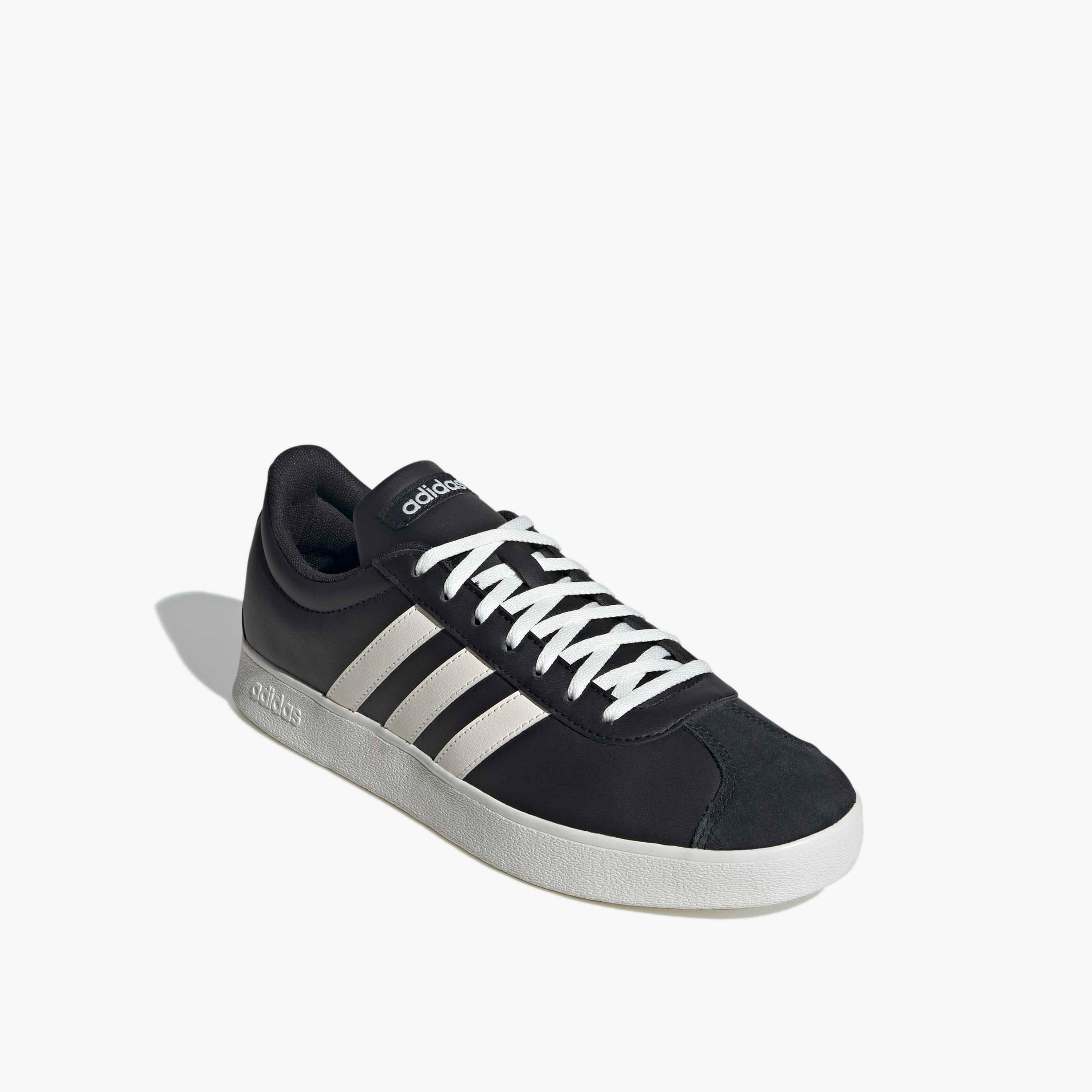 Adidas Men VL Court Base Lace-Up Sneakers-sports-men-shoes-image-1