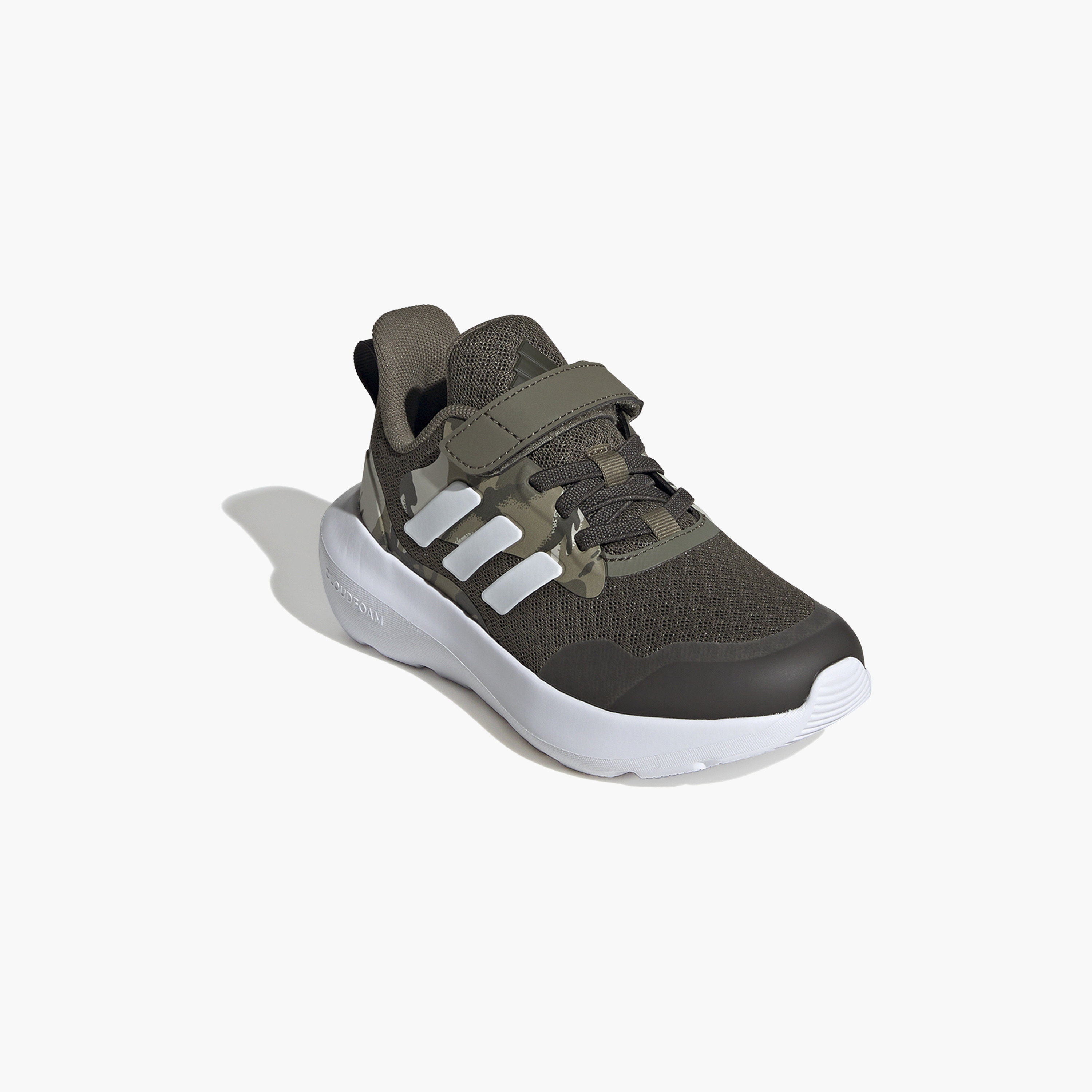 adidas Boys Fortarun 3.0 Hook & Loop Cushioned Sole Running Shoes-sports-boys-shoes-image-1