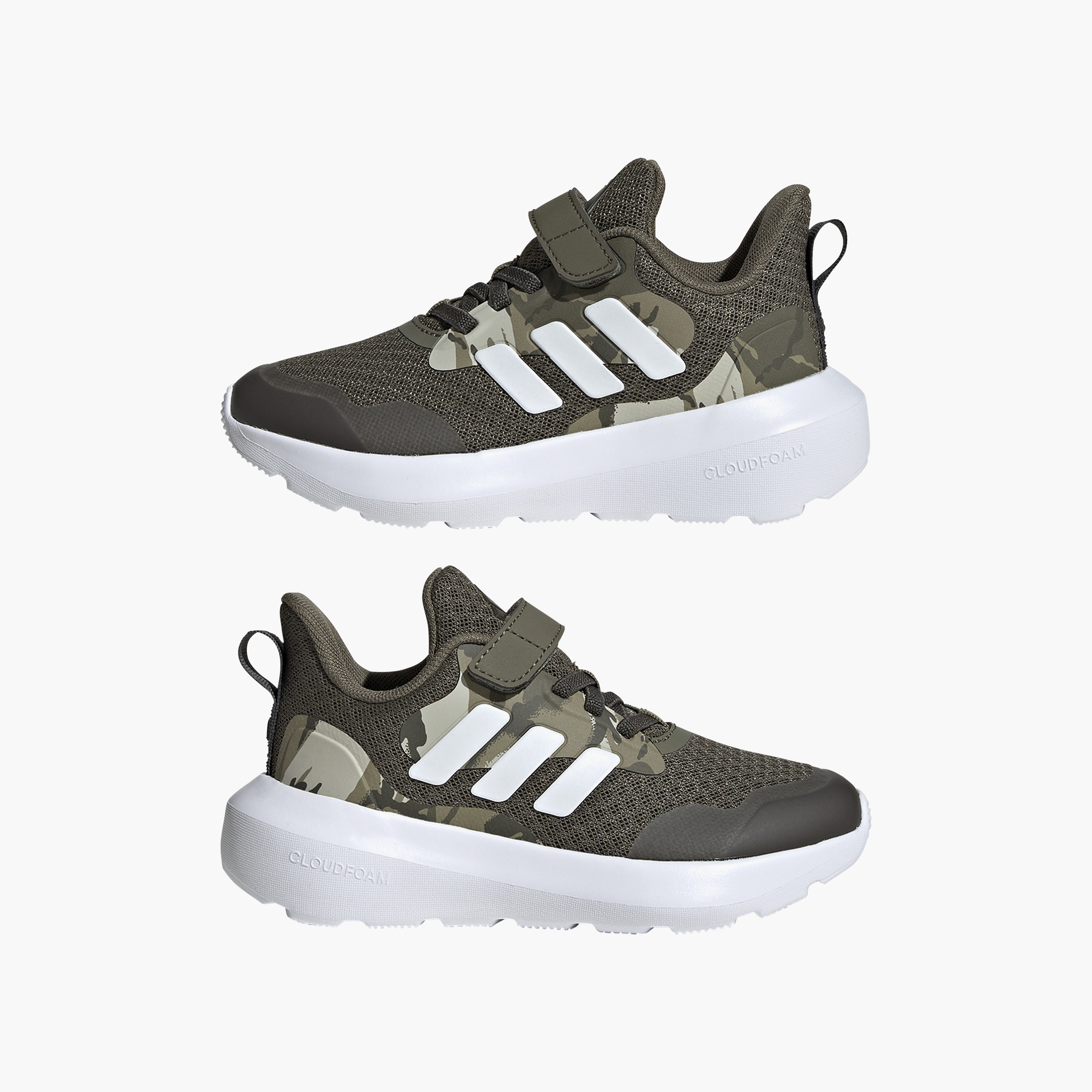 adidas Boys Fortarun 3.0 Hook & Loop Cushioned Sole Running Shoes-sports-boys-shoes-image-9