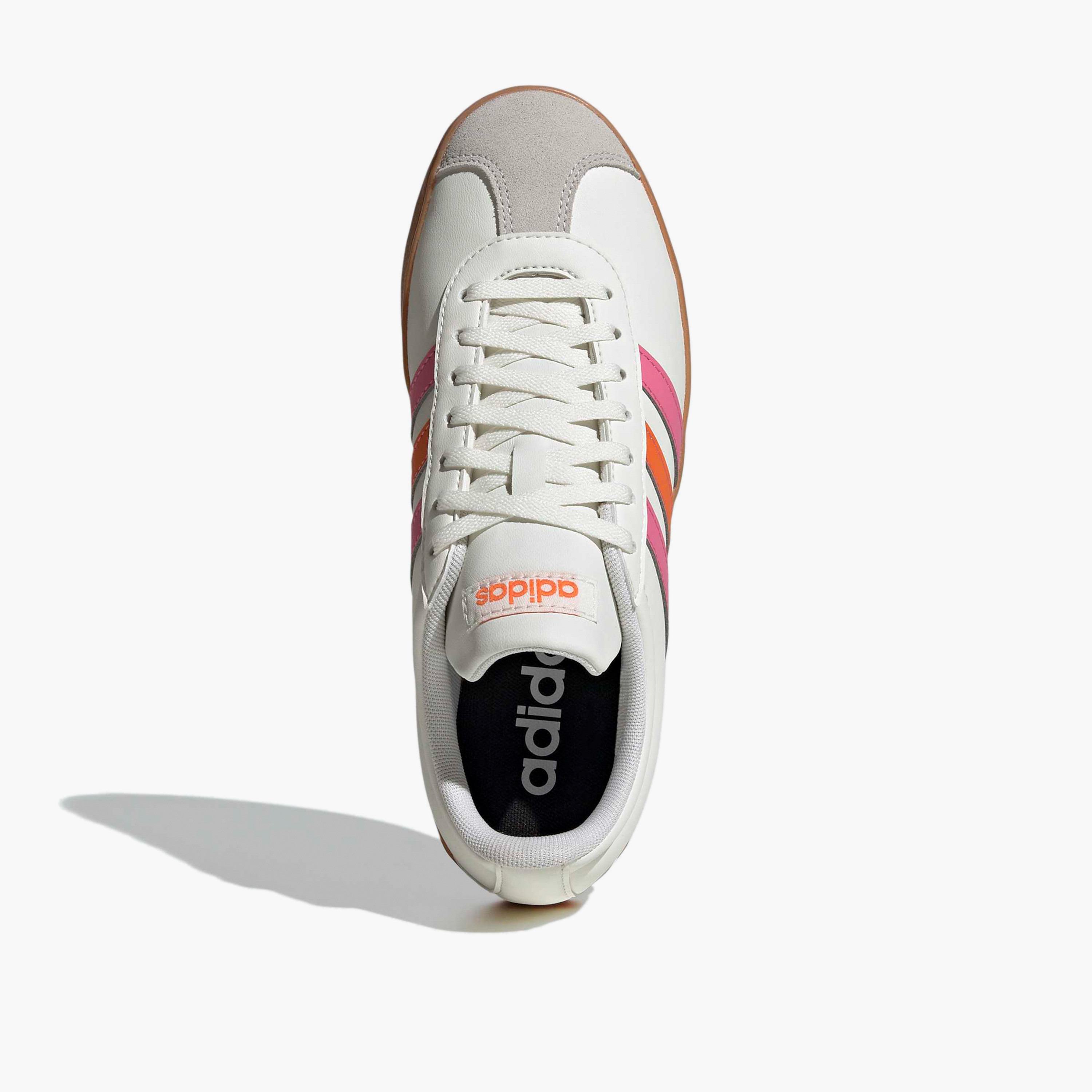 Adidas Women VL Court Base Lace-Up Ankle Sneakers-sports-women-shoes-image-4