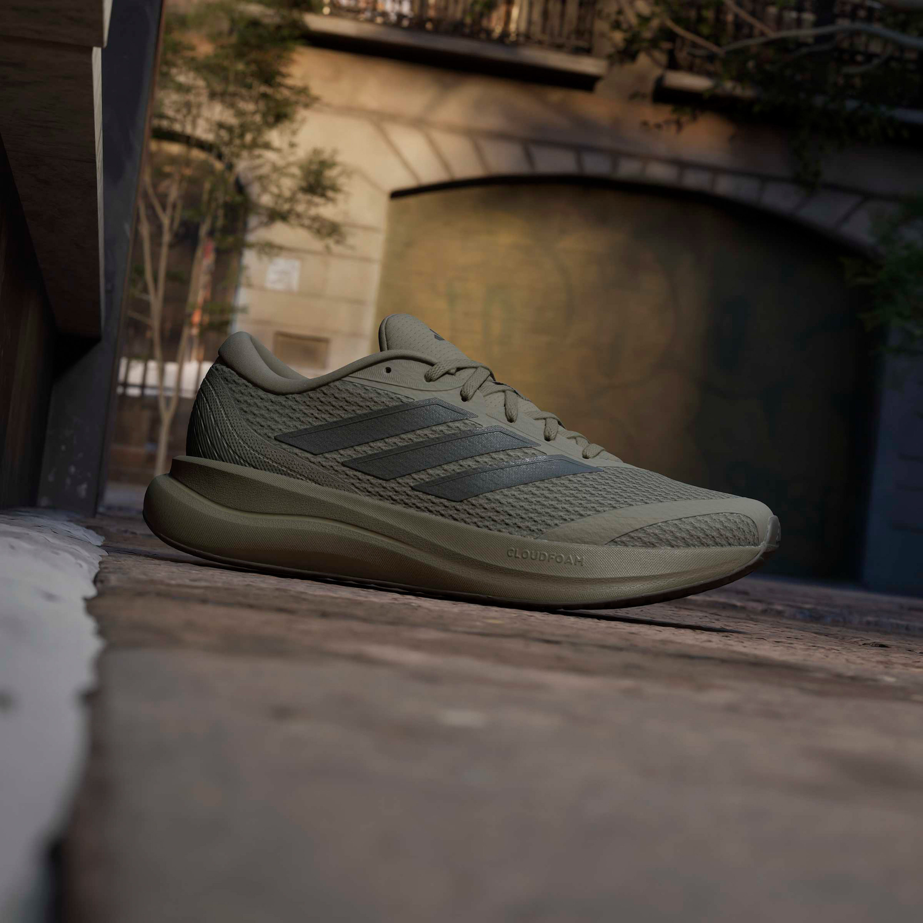 Adidas Men Runfalcon 6 Striped Lace-Up Running Shoes-sports-men-shoes-image-8