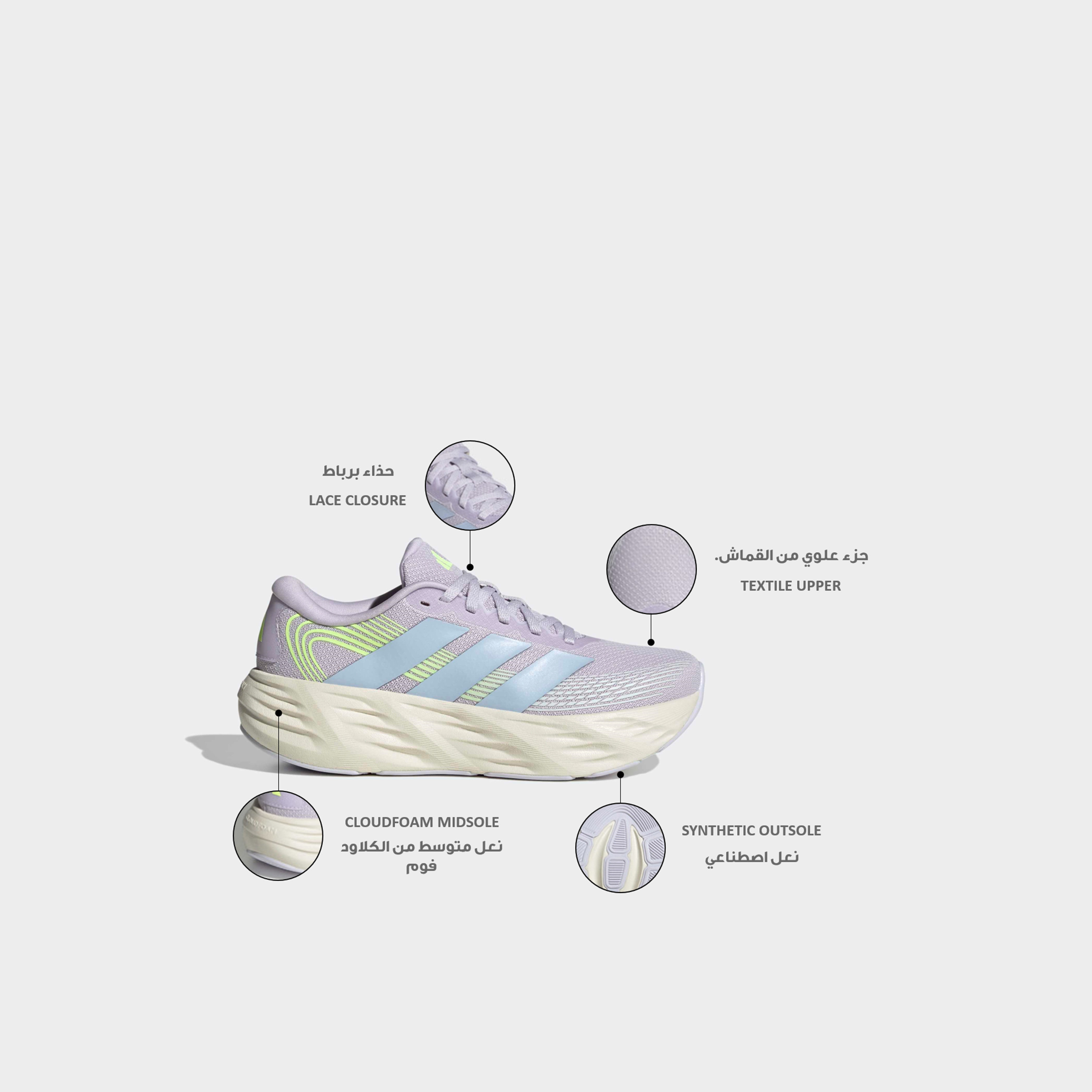 حذاء رياضي برباط جلاكسي 8 للنساء من أديداس-sports-women-shoes-image-2
