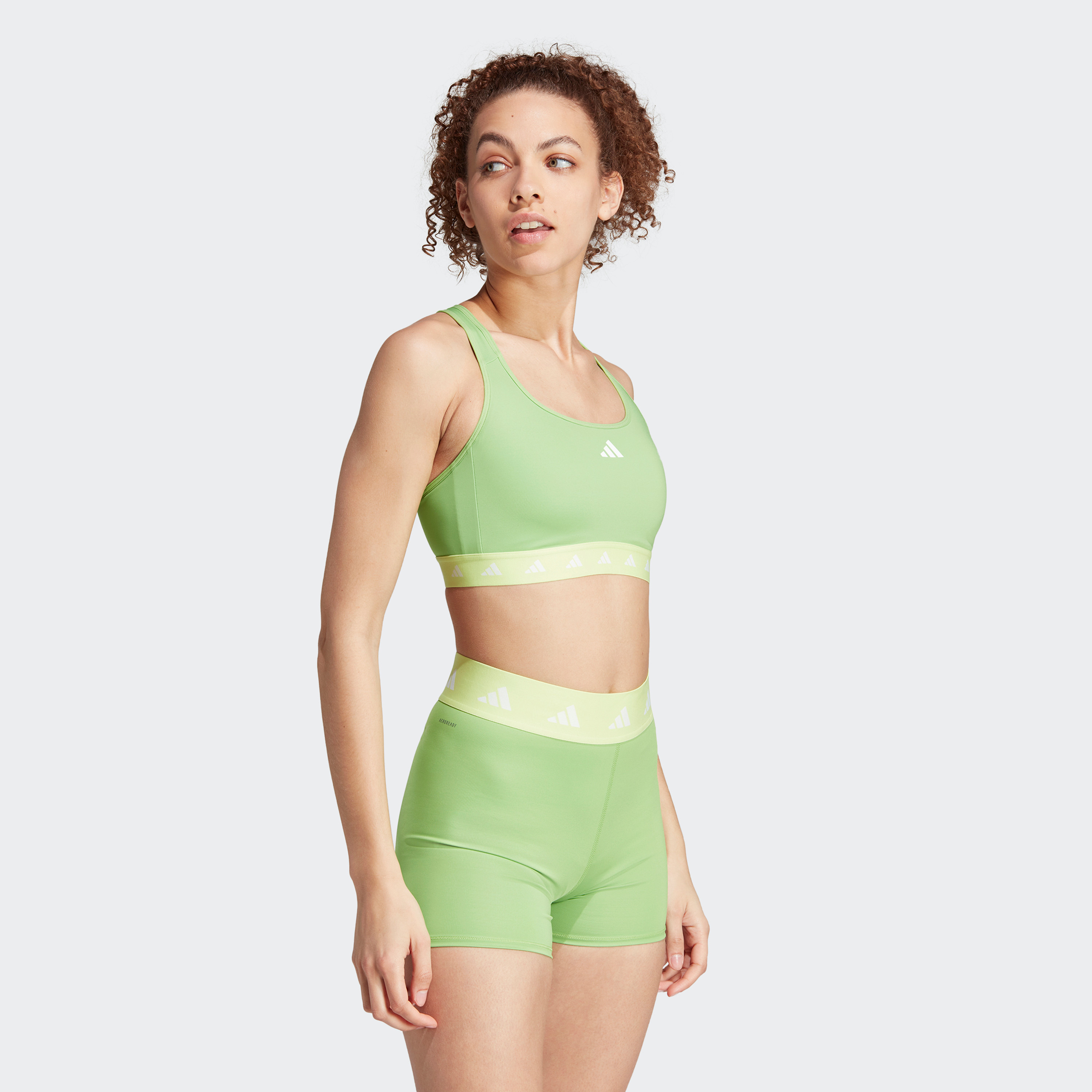 Adidas Women Powerreact Training Medium-Support Techfit Sports Bra | OE-sports-women-clothing-sportsbras-image-1