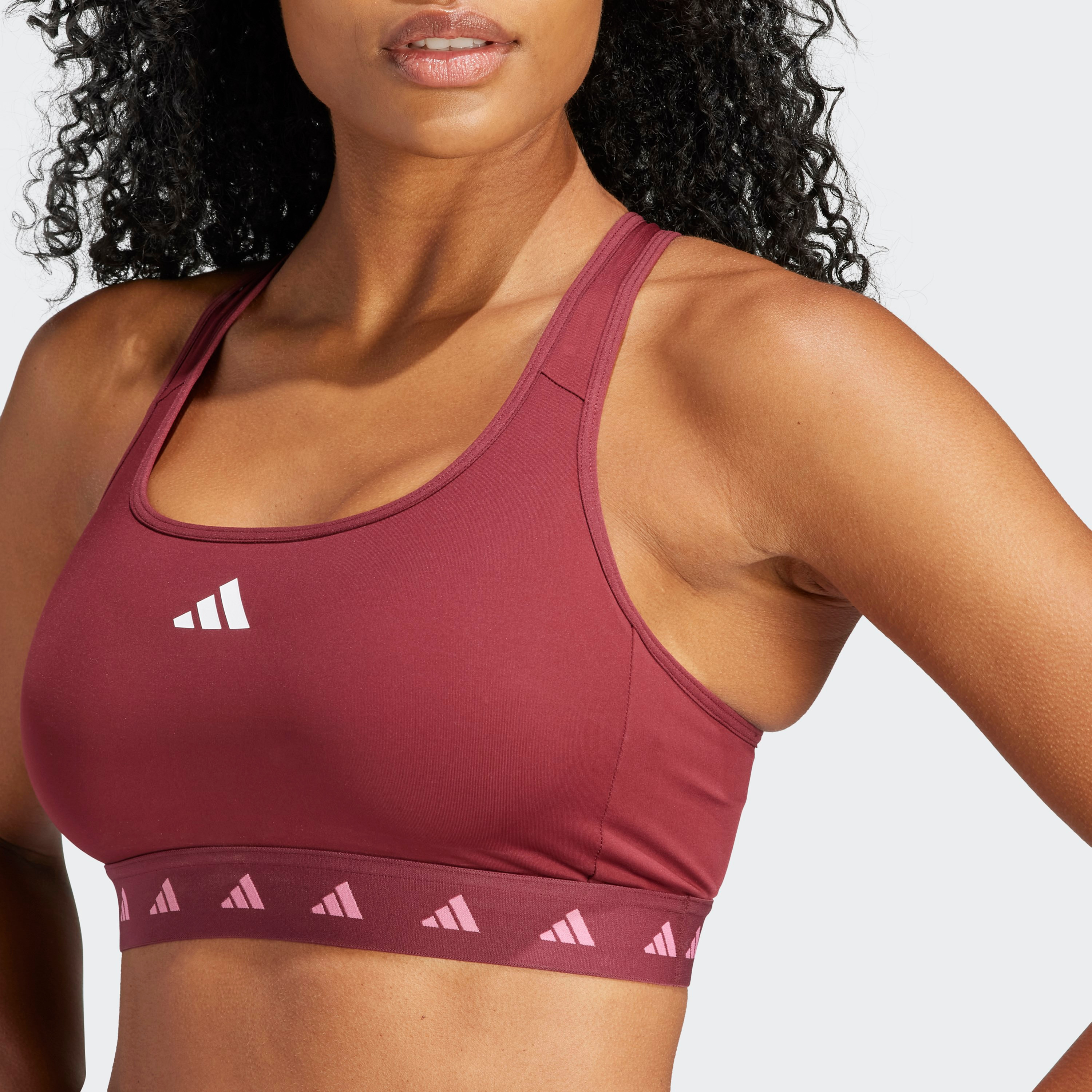 Adidas Women Powerreact Training Medium-Support Techfit Sports Bra | OE-sports-women-clothing-sportsbras-image-7