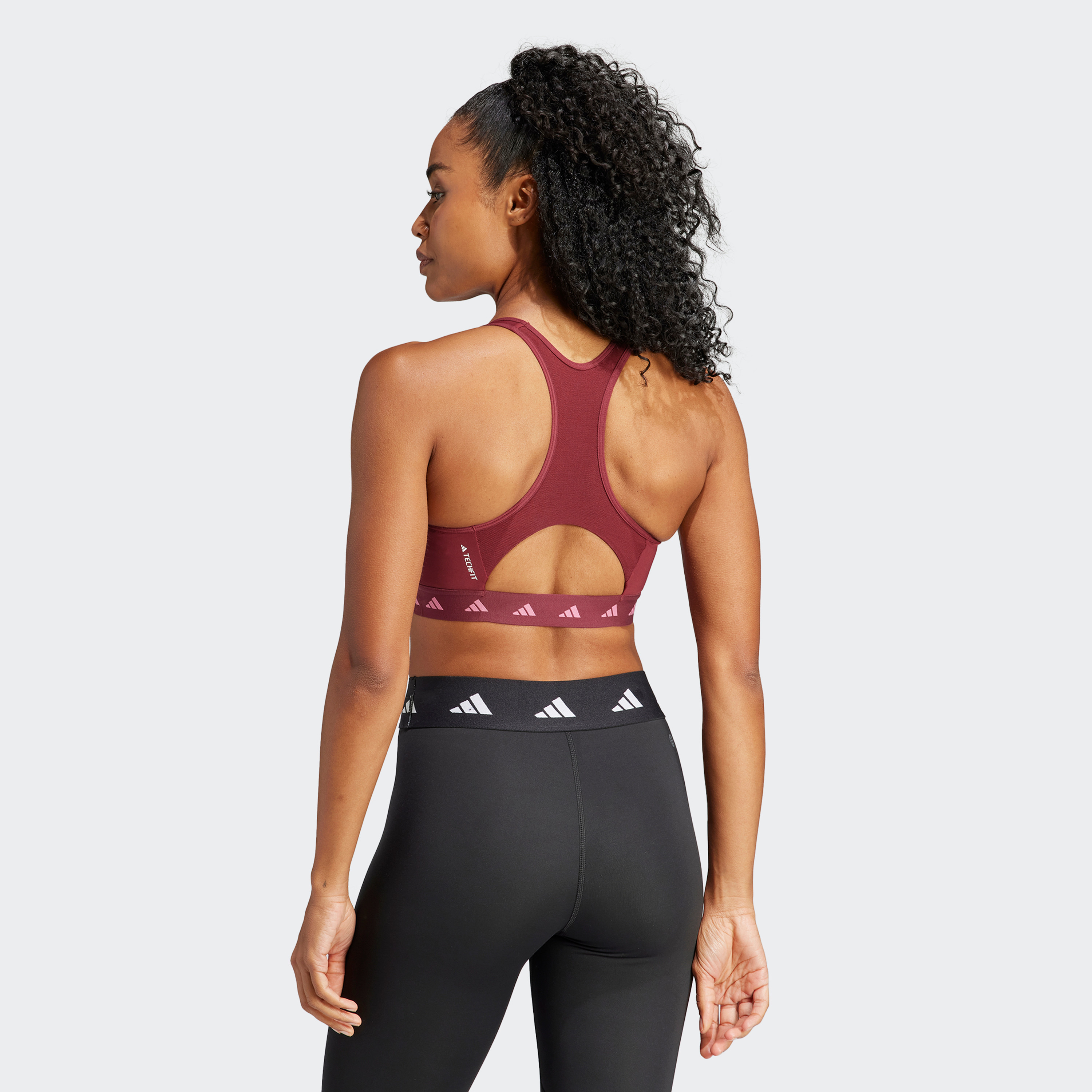 Adidas Women Powerreact Training Medium-Support Techfit Sports Bra | OE-sports-women-clothing-sportsbras-image-8