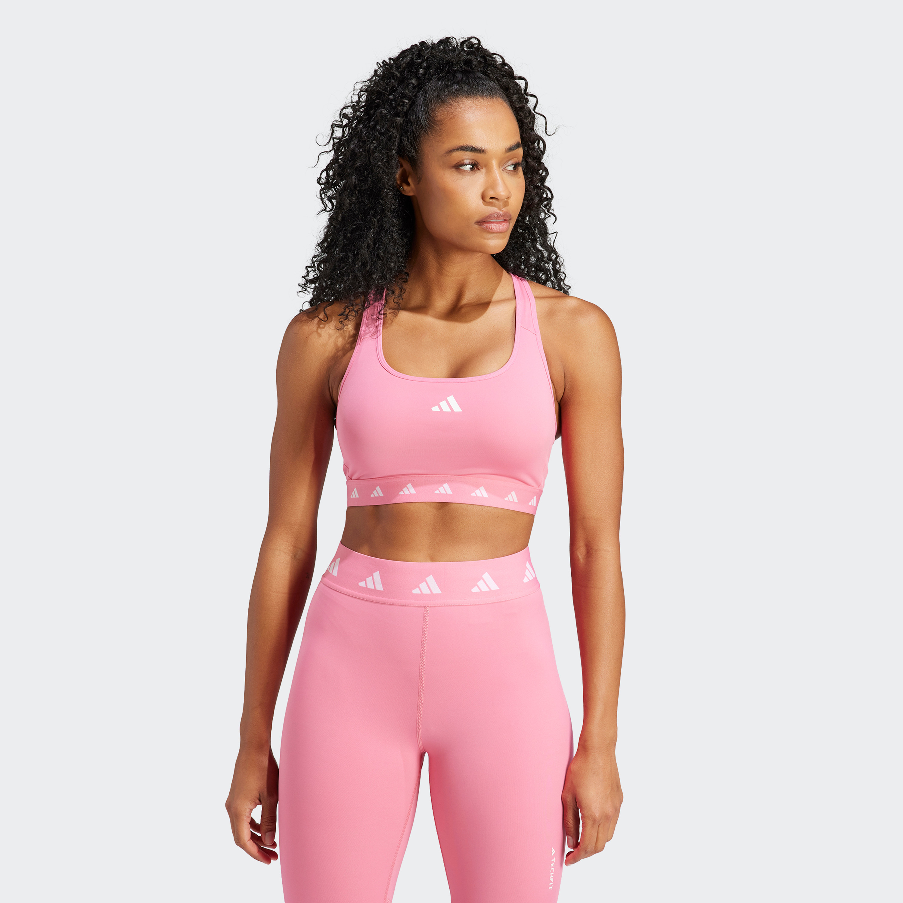 Adidas Women Powerreact Training Medium-Support Techfit Sports Bra | OE-sports-women-clothing-sportsbras-image-9