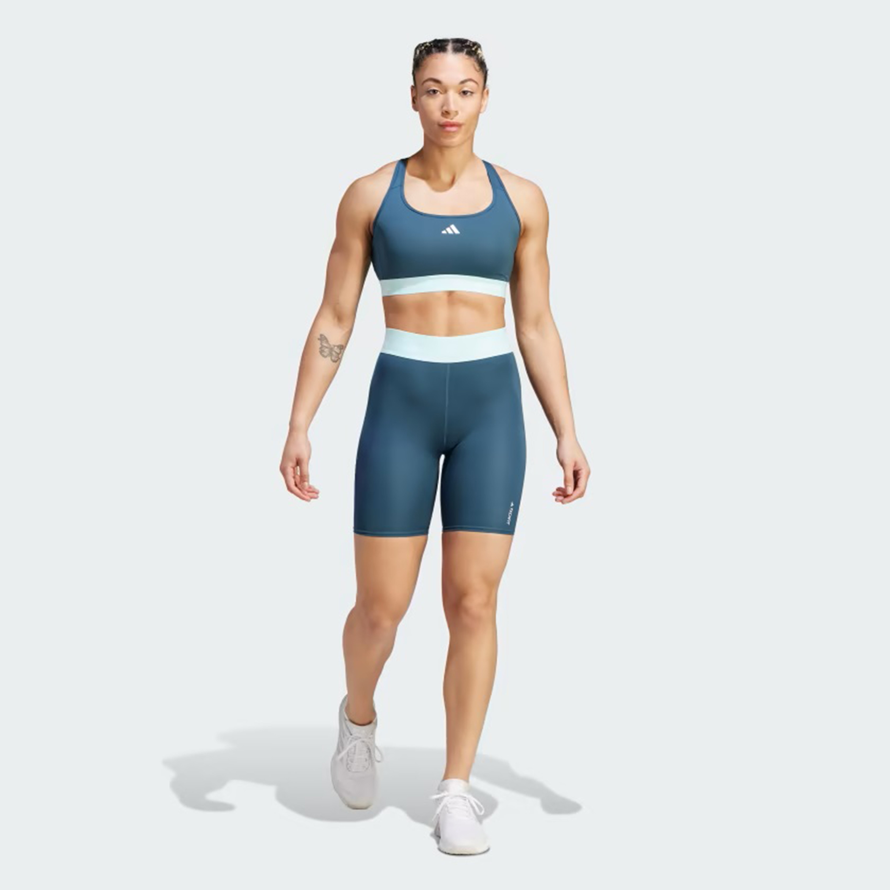 Adidas Women Powerreact Training Medium-Support Techfit Sports Bra | OE-sports-women-clothing-sportsbras-image-14