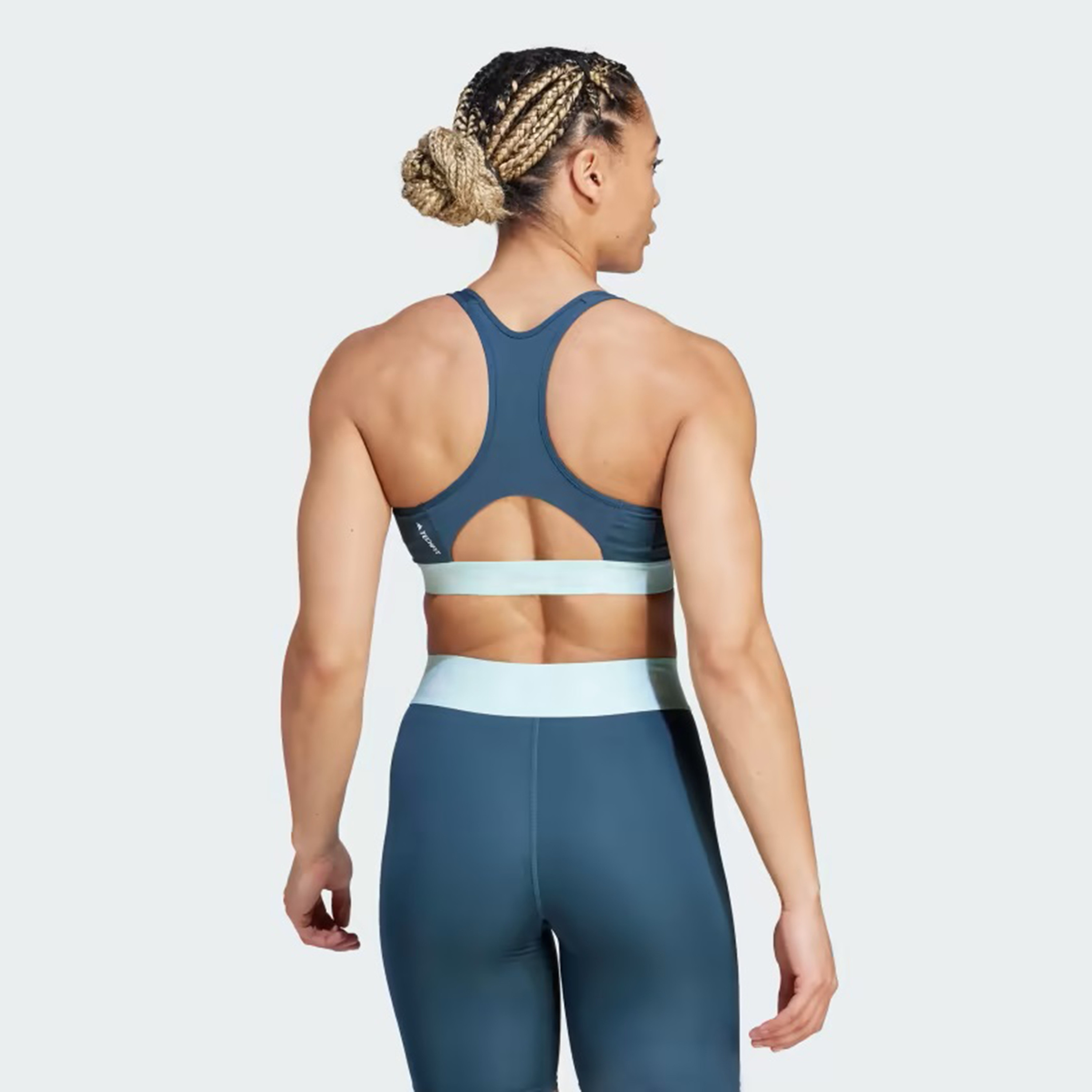 Adidas Women Powerreact Training Medium-Support Techfit Sports Bra | OE-sports-women-clothing-sportsbras-image-16