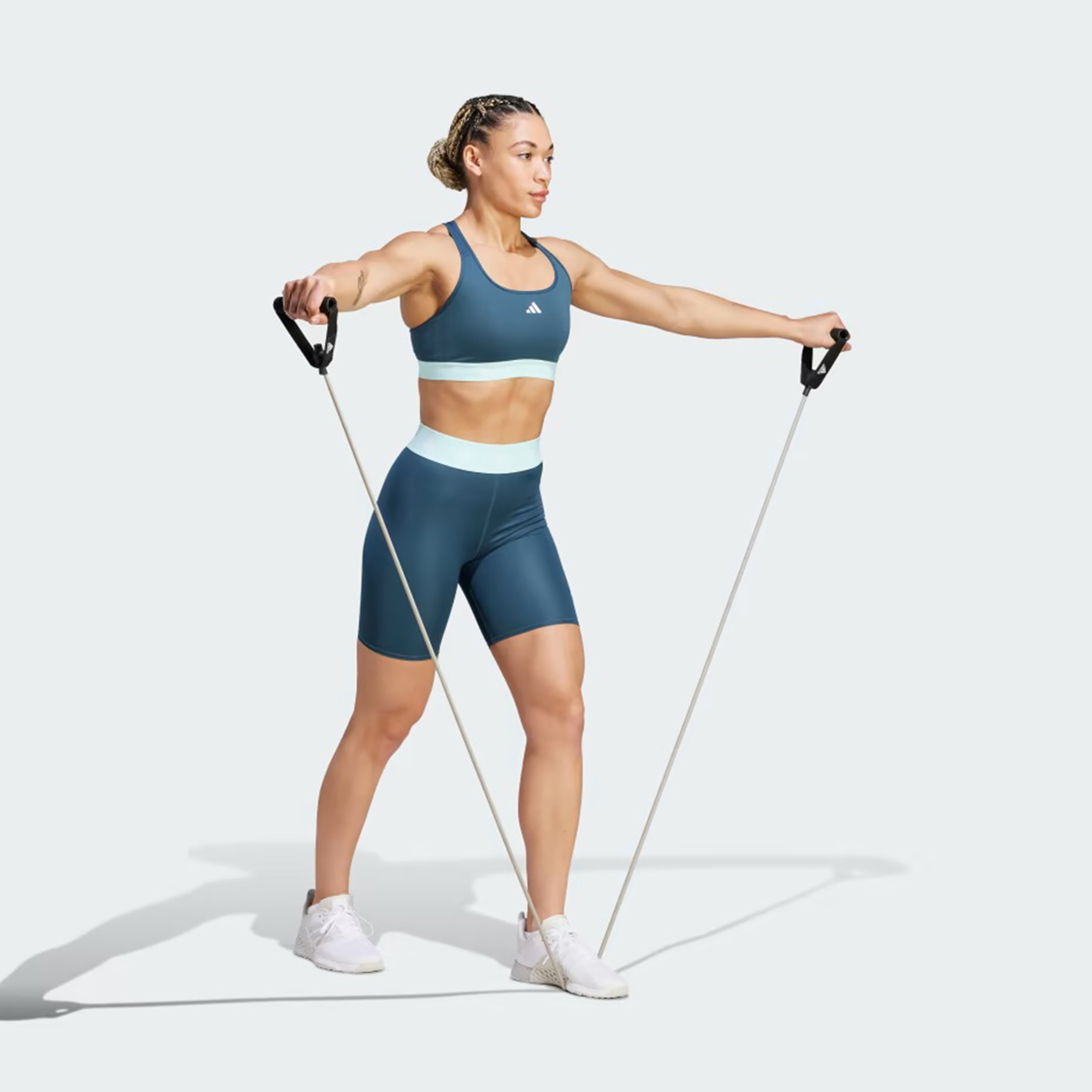 Adidas Women Powerreact Training Medium-Support Techfit Sports Bra | OE-sports-women-clothing-sportsbras-image-17