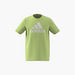 adidas Logo Print Round Neck T-shirt with Short Sleeves-Tops-thumbnail-0