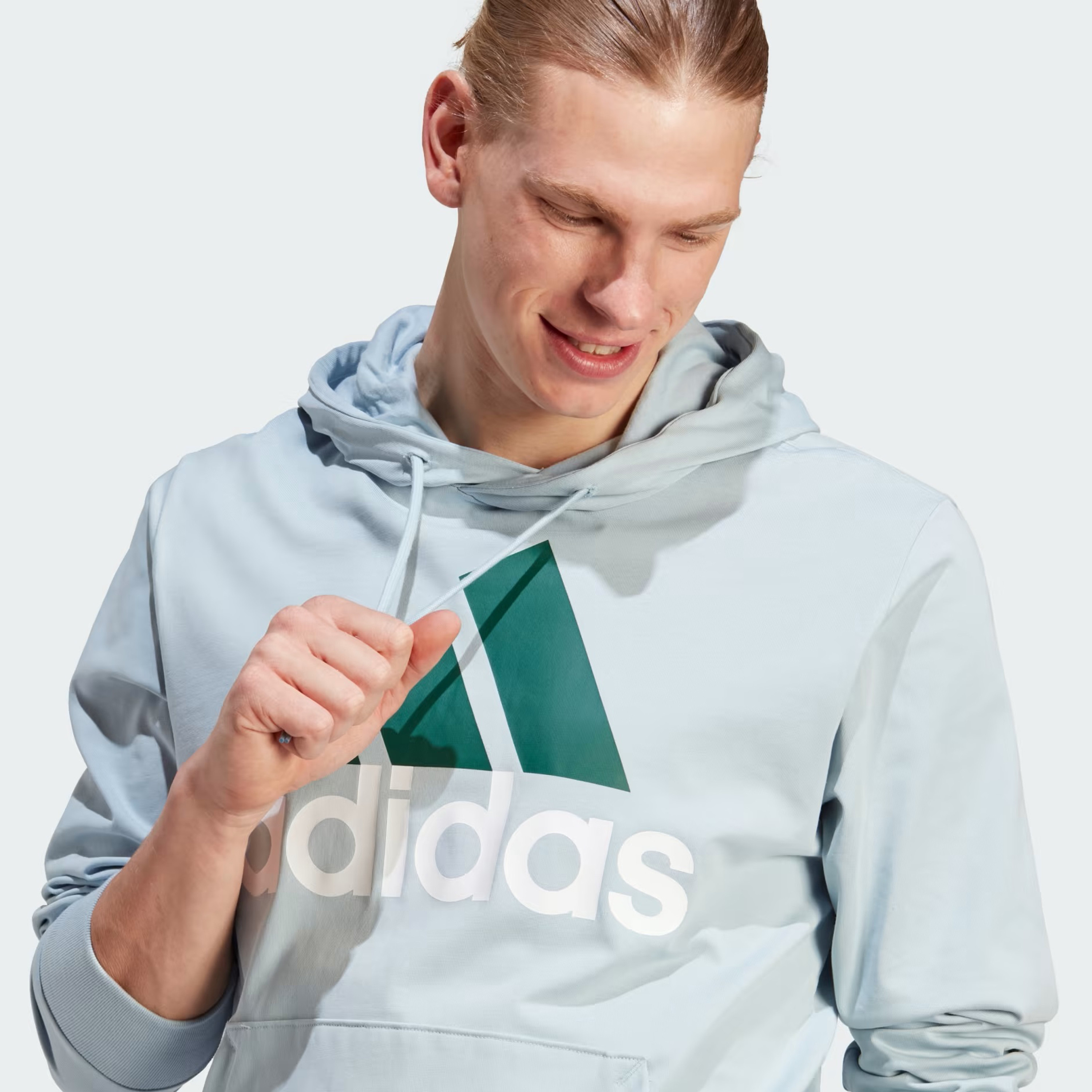 Adidas logo cheap hoodie men's