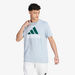 Adidas Logo Print T-shirt with Crew Neck and Short Sleeves-T Shirts & Vests-thumbnailMobile-0