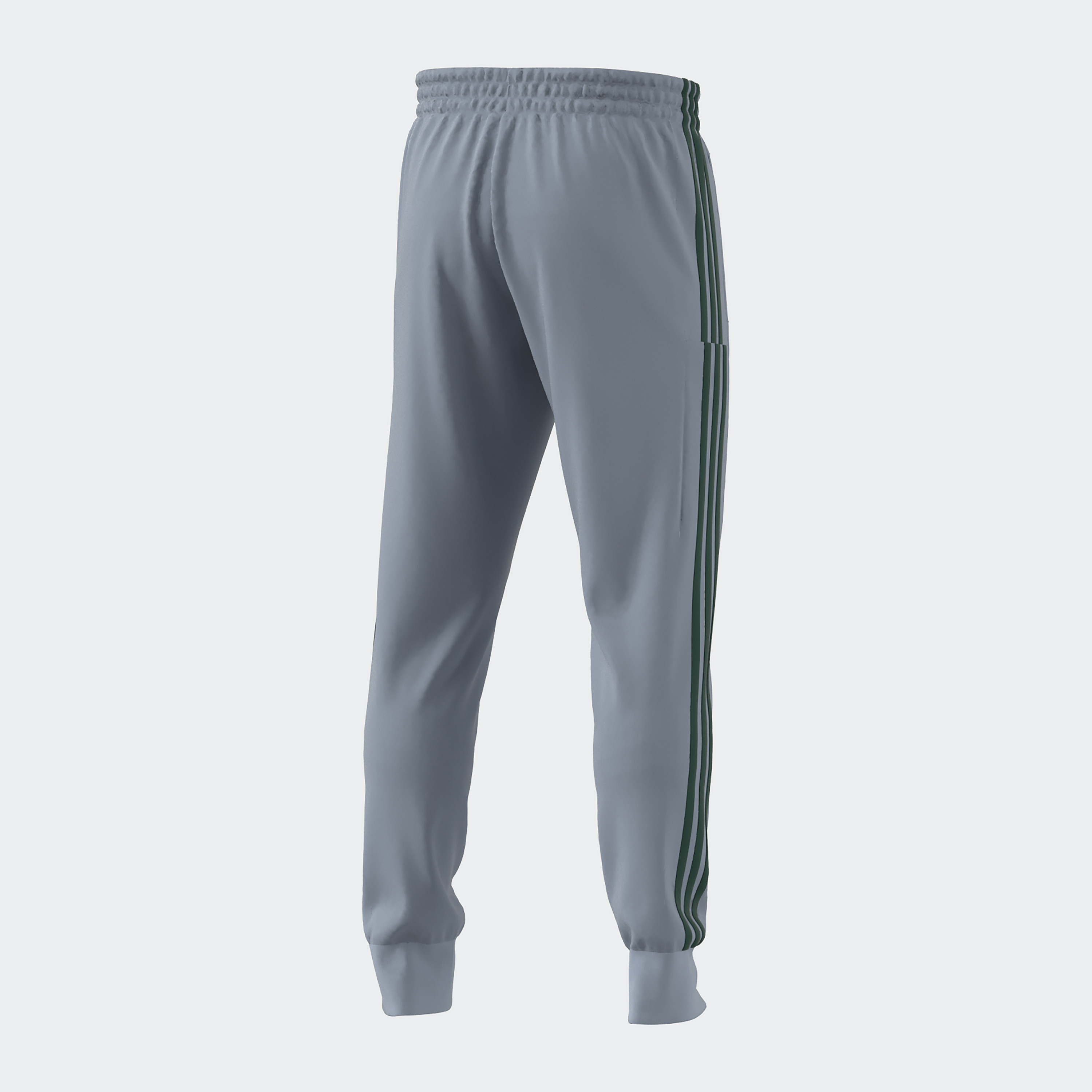 Adidas Men Essentials French Terry Tapered Cuff 3-Stripes Joggers | OE-sports-men-clothing-bottoms-image-3
