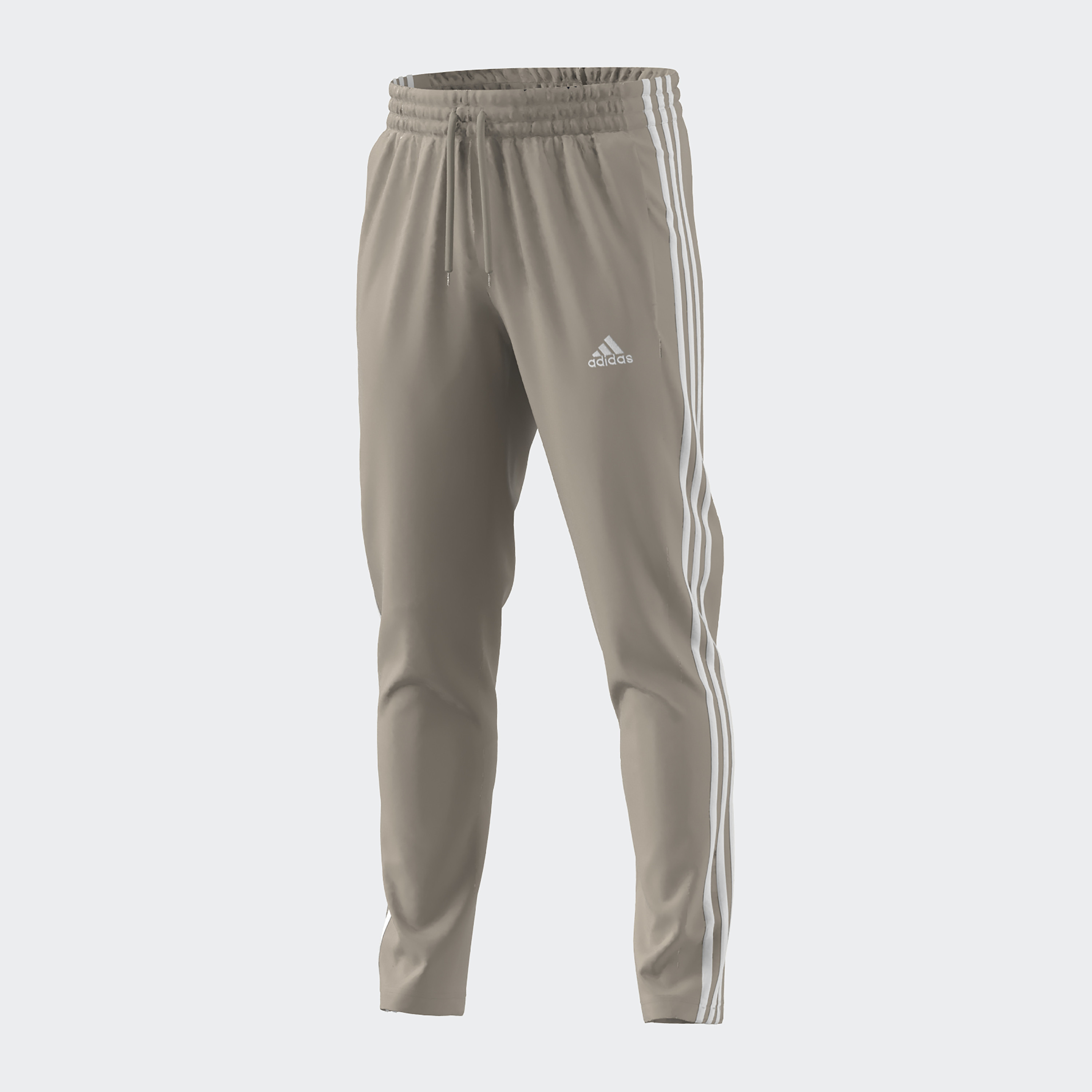 سروال اسنشالز للرجال بحاشية مفتوحة وتصميم خطوط اديداس الثلاثة| او اي-men-clothing-sportswearandactivewear-bottoms-image-14