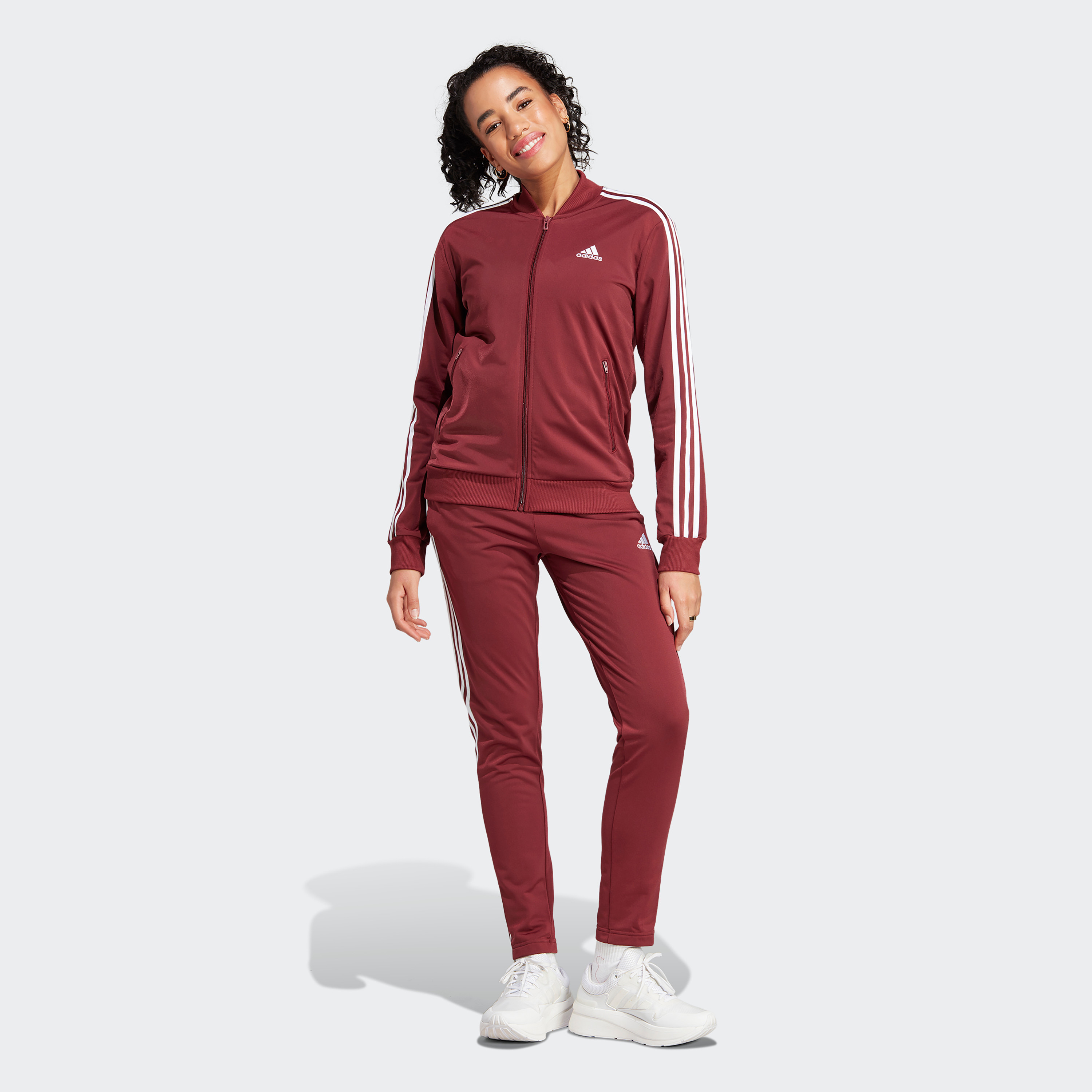 Adidas Women Essentials 3-Stripes Tracksuit | OE-women-clothing-sportswearandactivewear-trackpantsandtracksuits-image-6