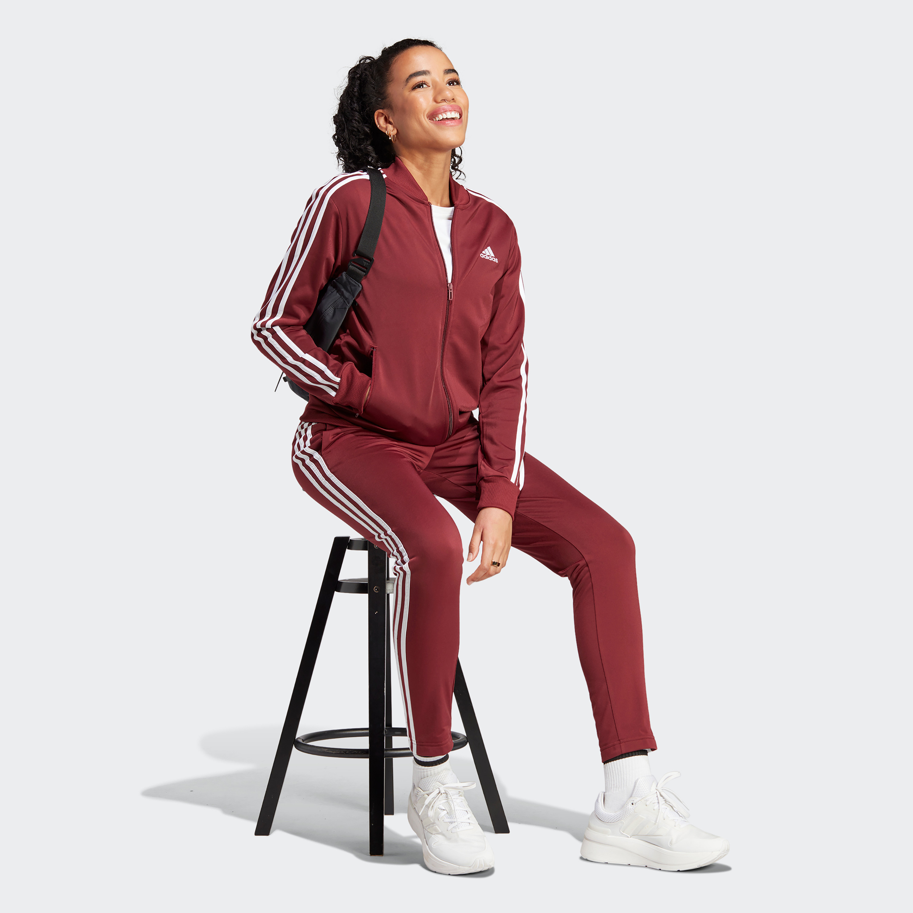 Adidas Women Essentials 3-Stripes Tracksuit | OE-women-clothing-sportswearandactivewear-trackpantsandtracksuits-image-7