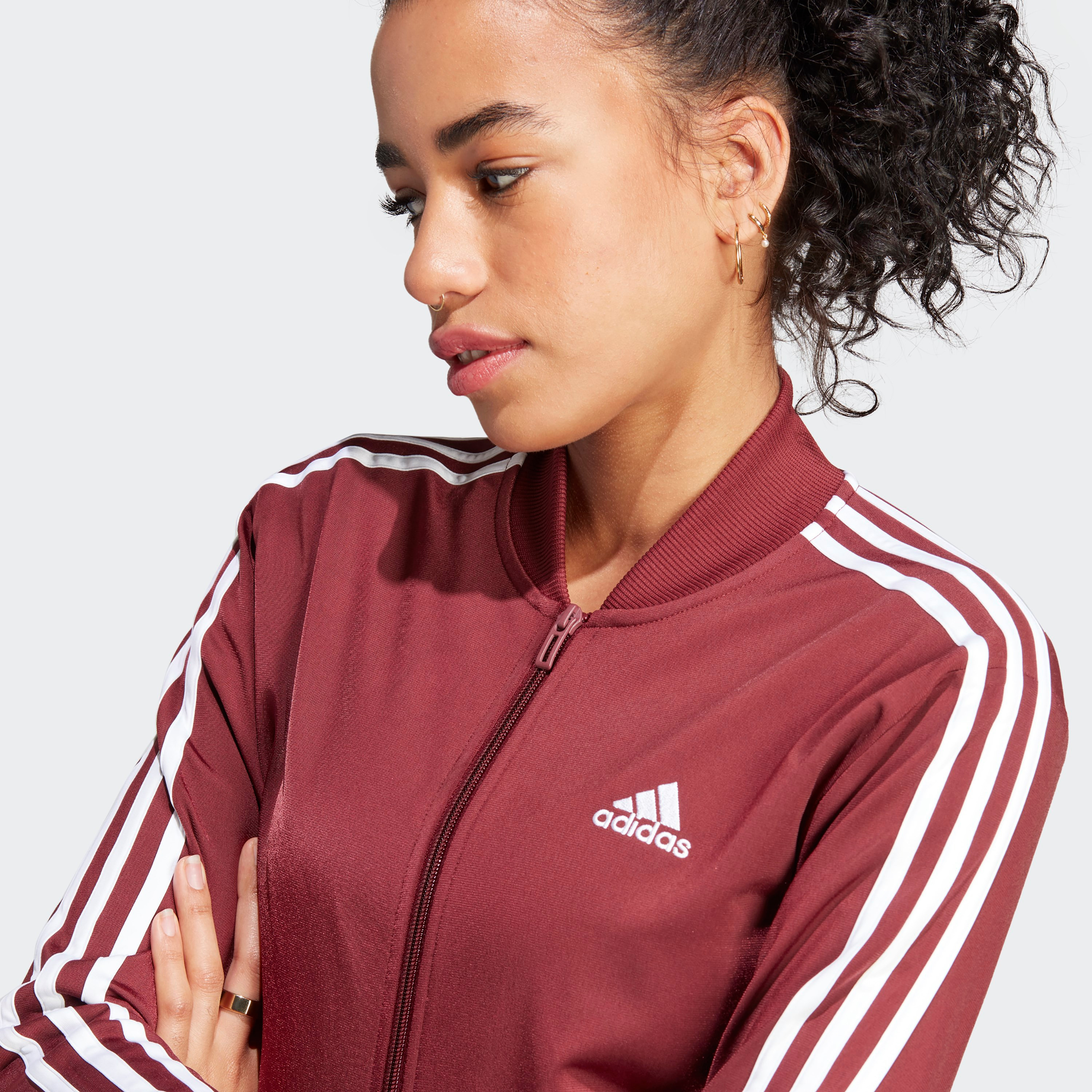 Adidas Women Essentials 3-Stripes Tracksuit | OE-women-clothing-sportswearandactivewear-trackpantsandtracksuits-image-8