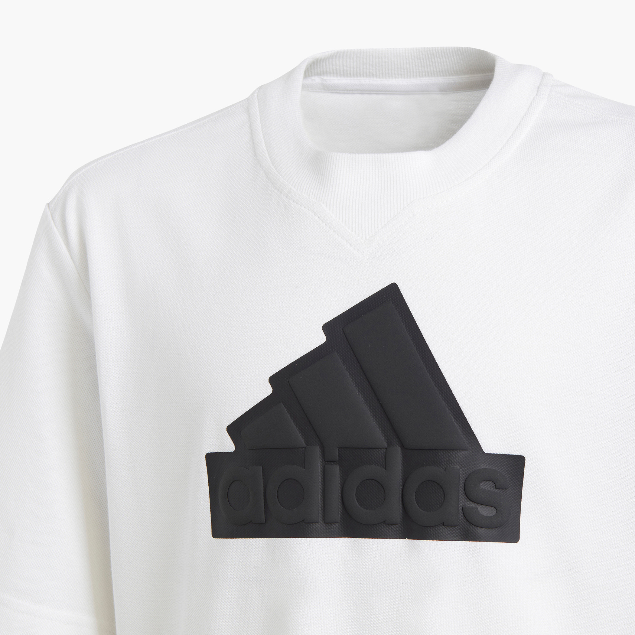 adidas Logo Detail T-shirt with Crew Neck and Short Sleeves-sports-boys-clothing-tops-image-4